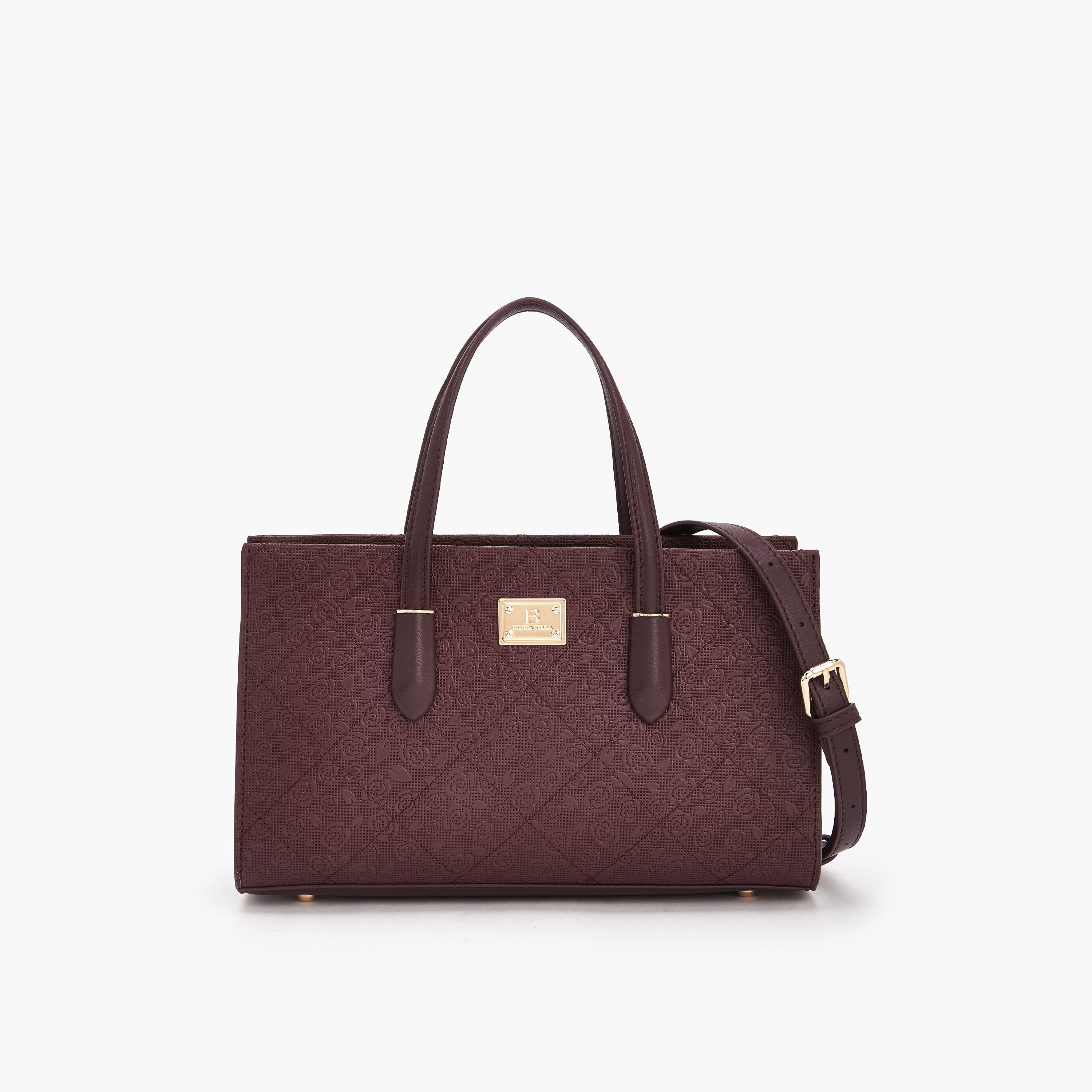 شنطة توتي بنقوش زهرية وبحزام قابل للفصل من فلورا بيلا-women-bagsandwallets-handbags-image-1