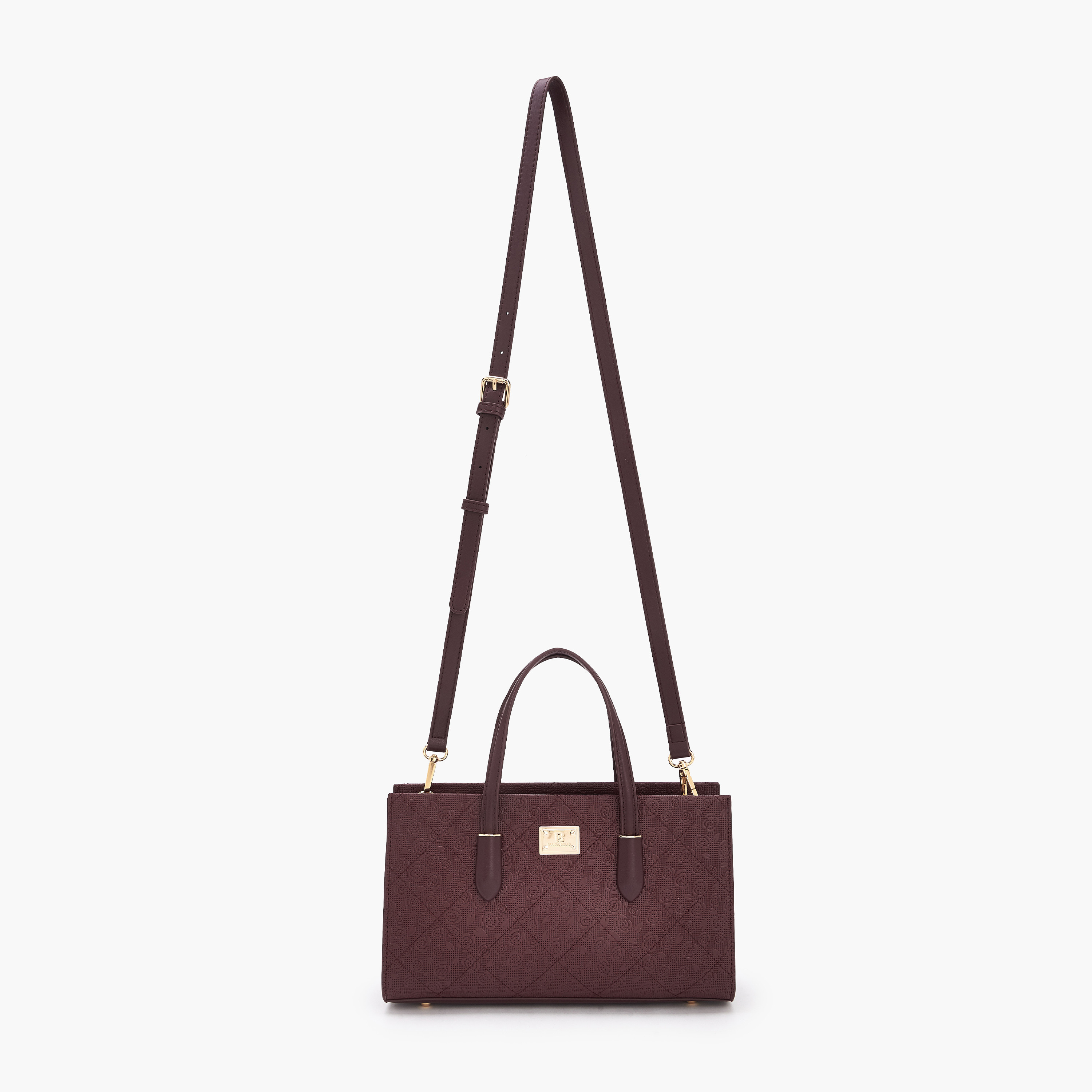 شنطة توتي بنقوش زهرية وبحزام قابل للفصل من فلورا بيلا-women-bagsandwallets-handbags-image-2