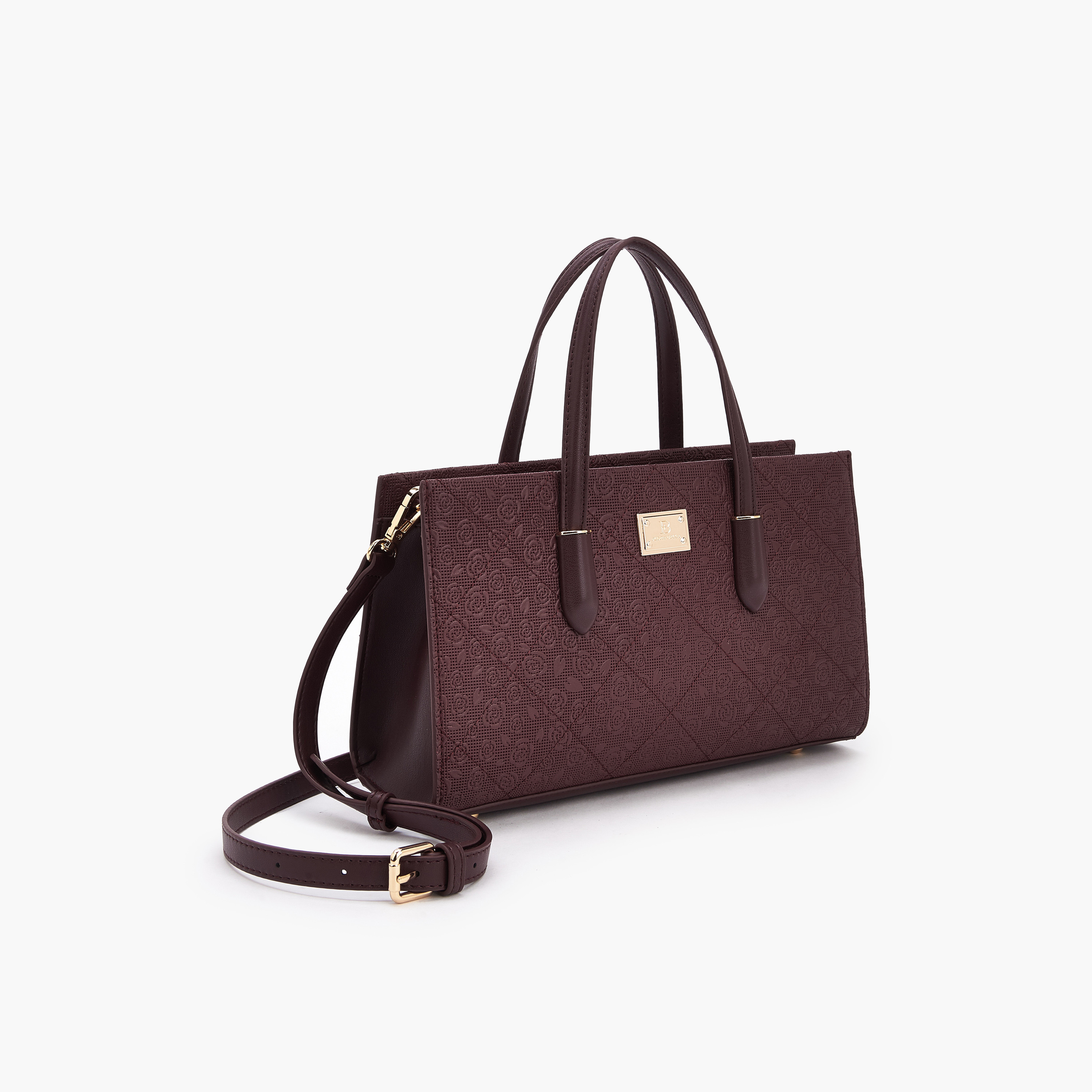 شنطة توتي بنقوش زهرية وبحزام قابل للفصل من فلورا بيلا-women-bagsandwallets-handbags-image-3