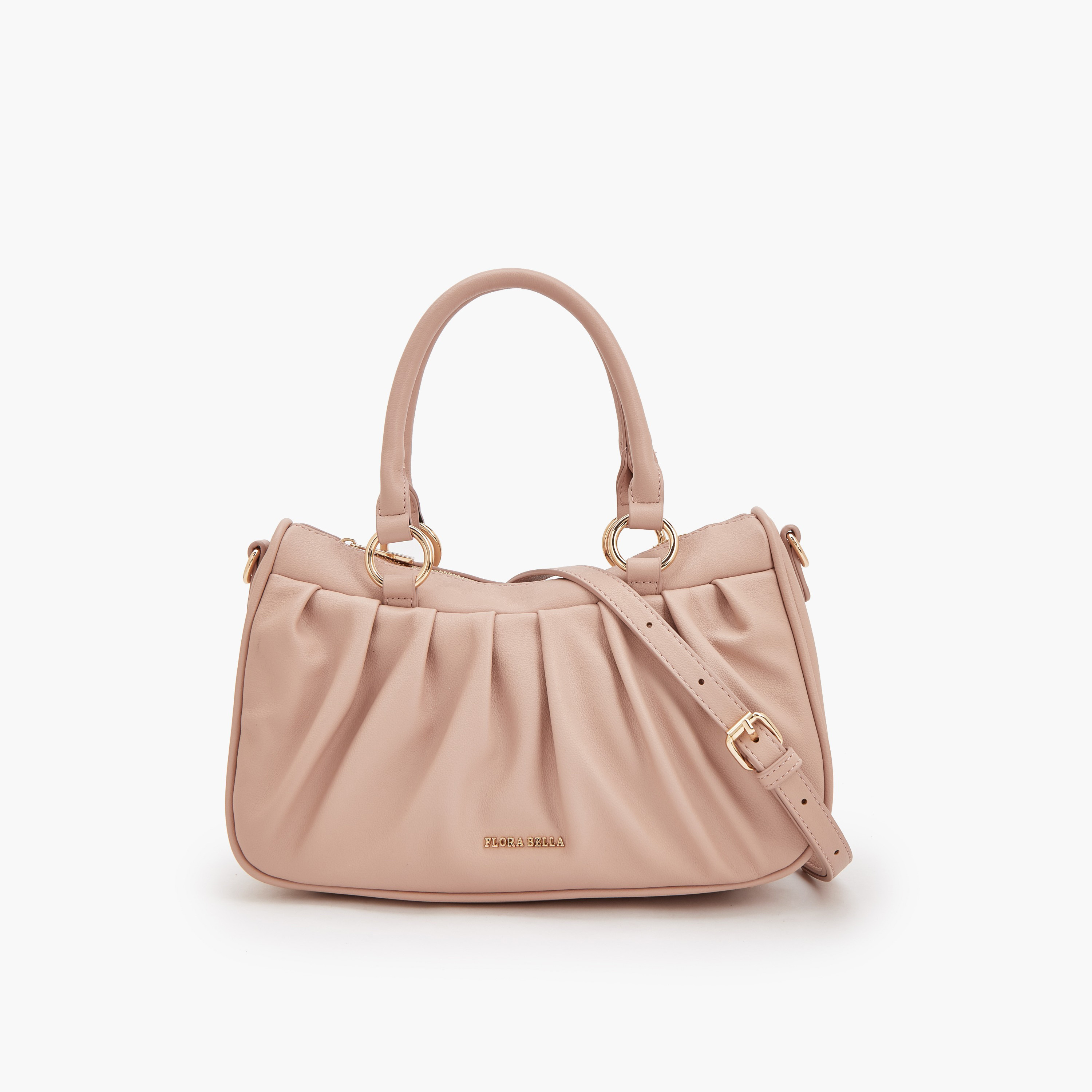شنطة يد بكسرات مع حزام قابل للفصل من فلورا بيلا-women-bagsandwallets-handbags-image-1