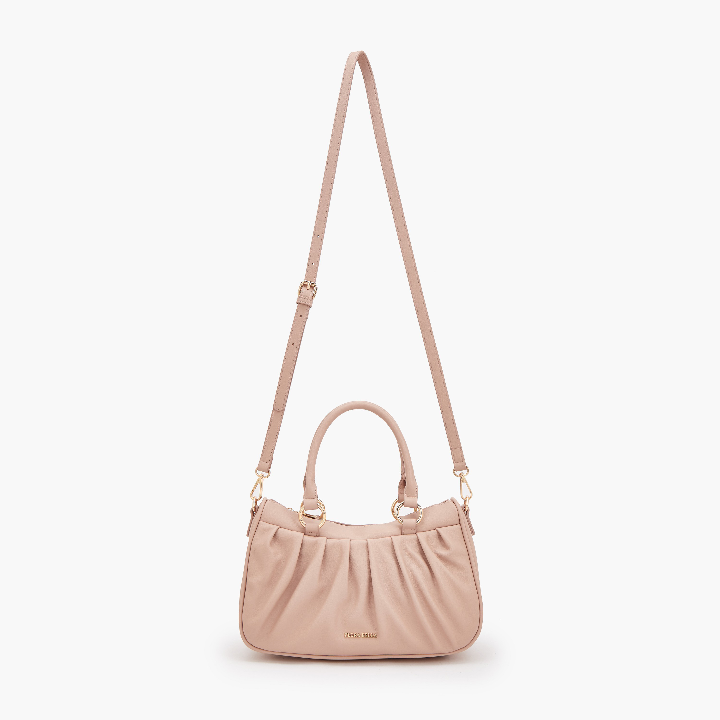 شنطة يد بكسرات مع حزام قابل للفصل من فلورا بيلا-women-bagsandwallets-handbags-image-2