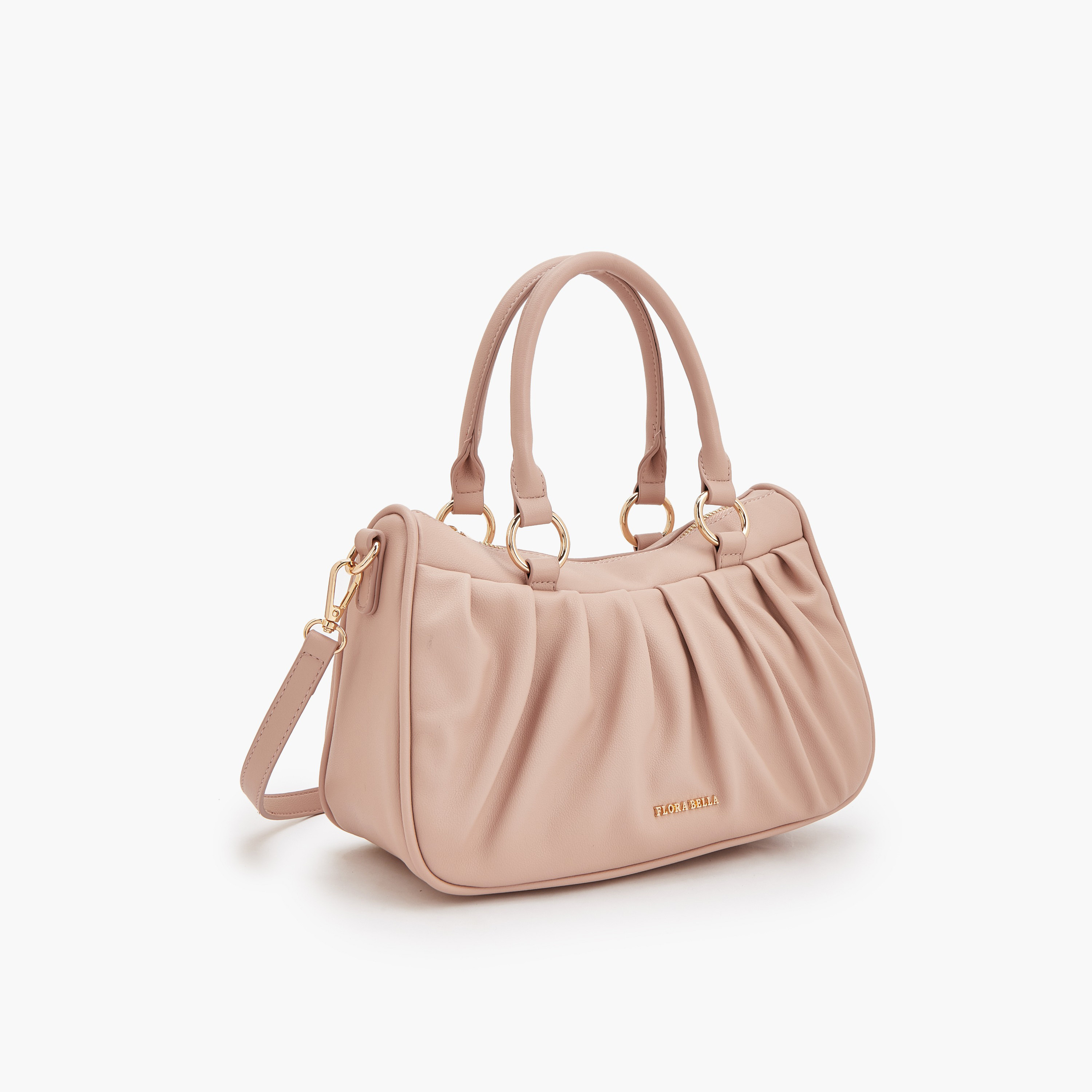 شنطة يد بكسرات مع حزام قابل للفصل من فلورا بيلا-women-bagsandwallets-handbags-image-3