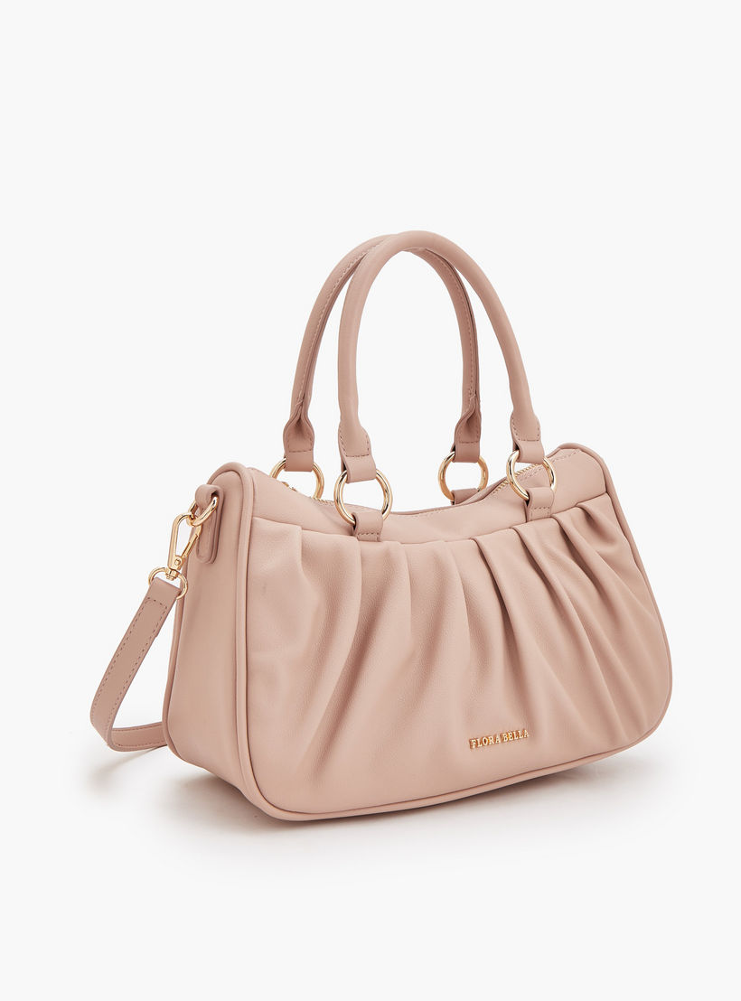 شنطة يد بكسرات مع حزام قابل للفصل من فلورا بيلا-women-bagsandwallets-handbags-image-3