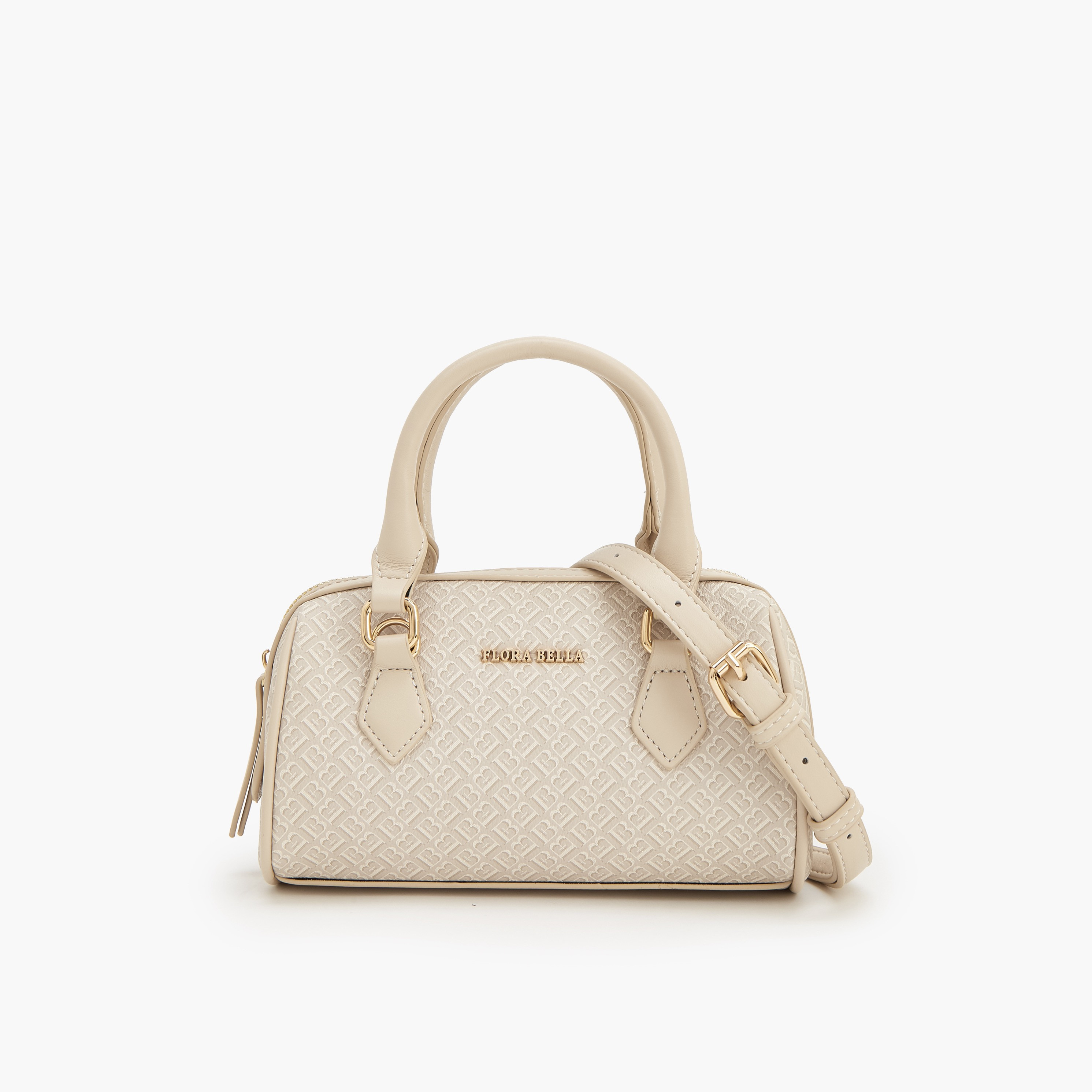 شنطة توتي بمقابض مزدوجة وطبعات مونوجرام من فلورا بيلا-women-bagsandwallets-handbags-image-1