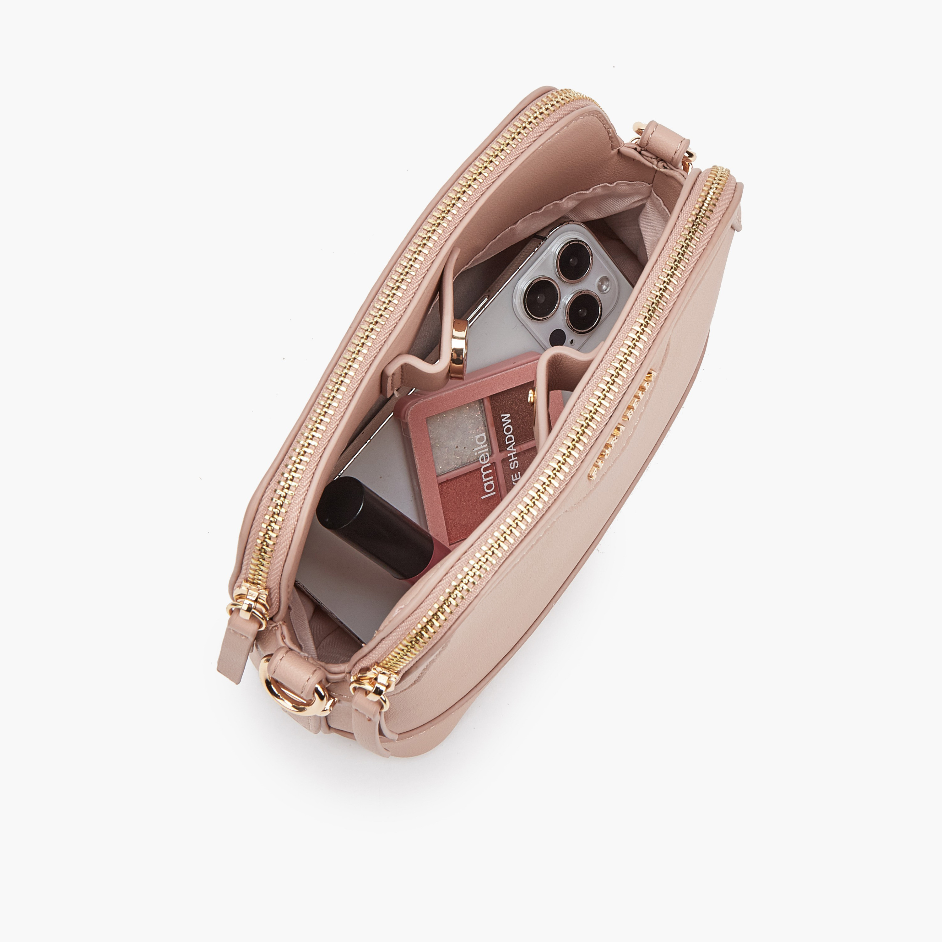 شنطة كروس بودي سادة بحزام قابل للفصل من فلورا بيلا-women-bagsandwallets-handbags-image-7