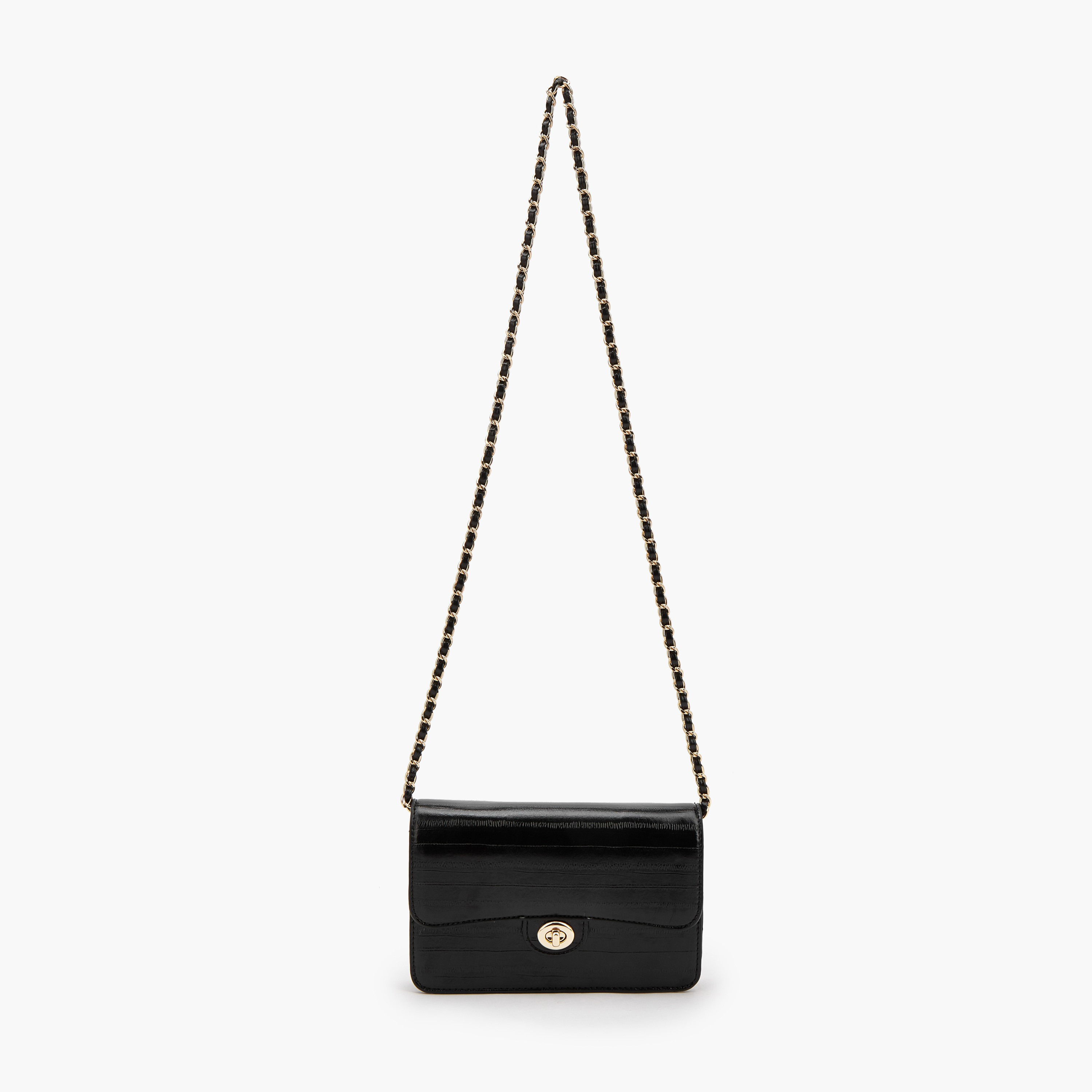 شنطة كروس بودي بارزة الملمس بحزام سلسلة من فلورا بيلا-women-bagsandwallets-handbags-image-2
