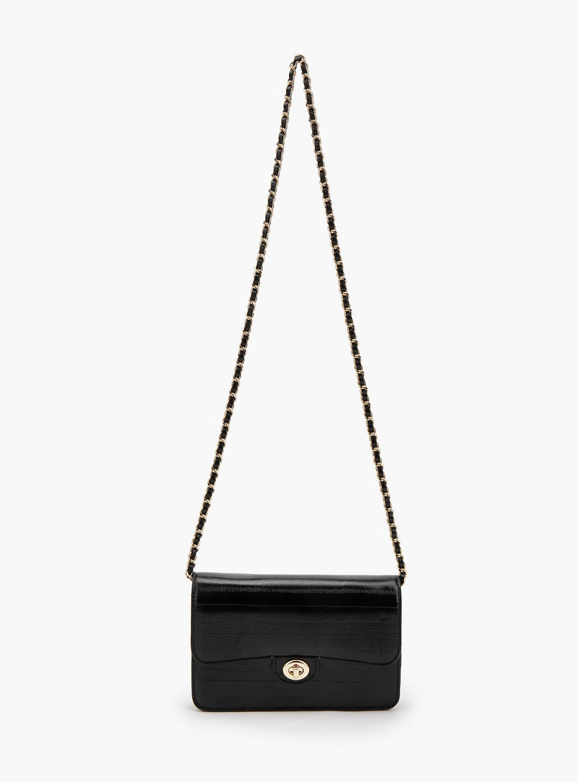 شنطة كروس بودي بارزة الملمس بحزام سلسلة من فلورا بيلا-women-bagsandwallets-handbags-image-2