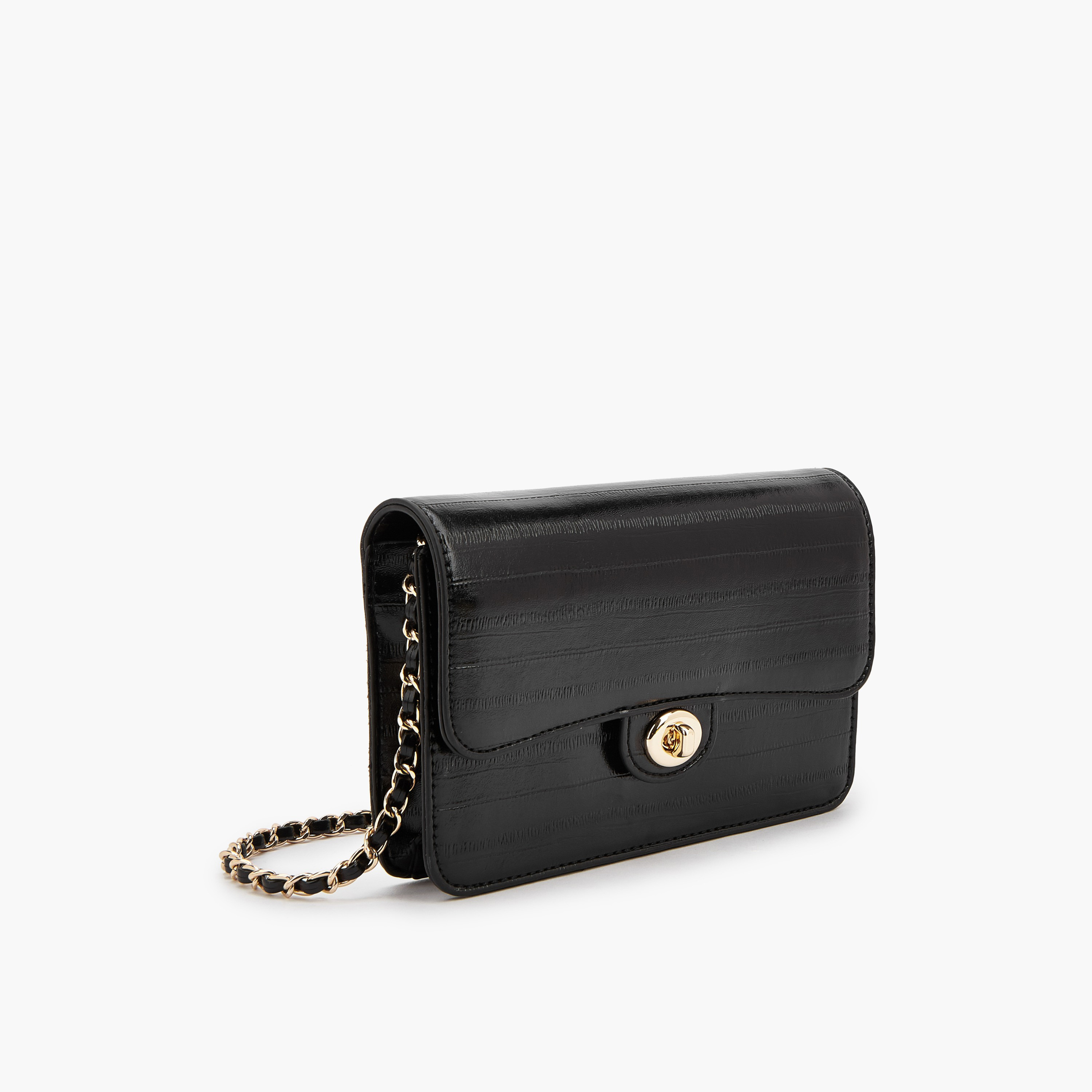 شنطة كروس بودي بارزة الملمس بحزام سلسلة من فلورا بيلا-women-bagsandwallets-handbags-image-3