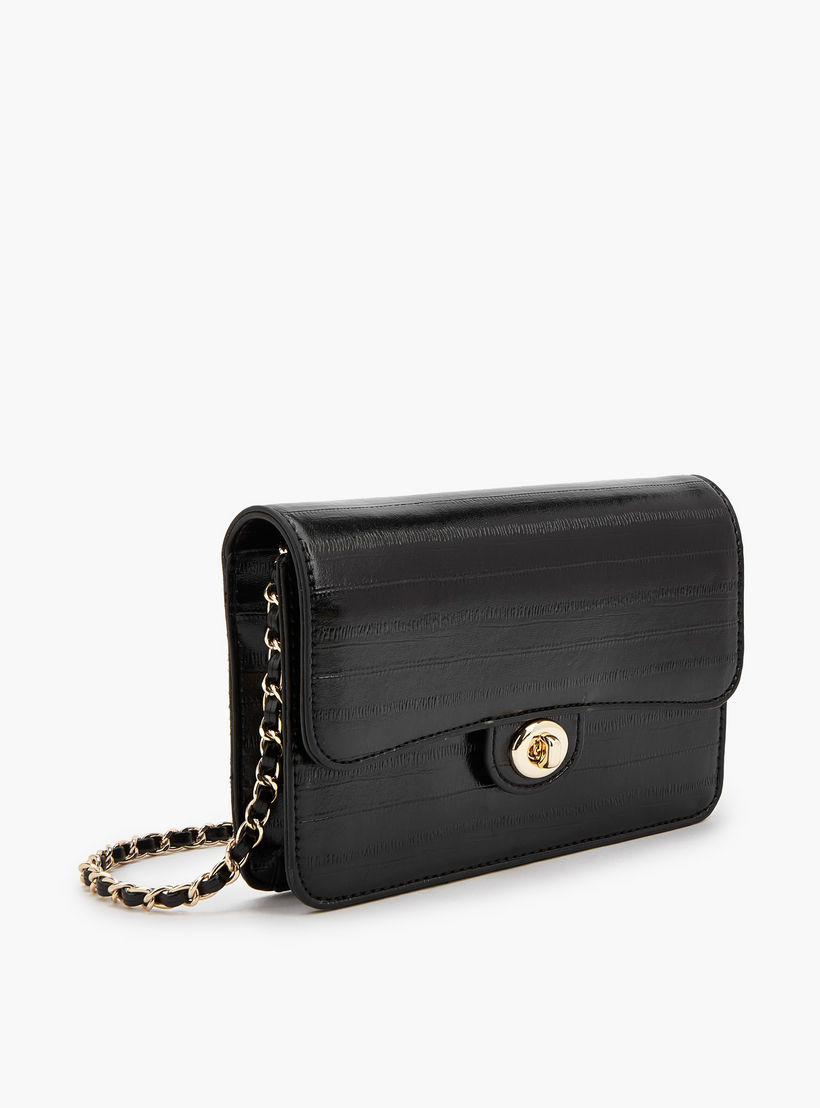 شنطة كروس بودي بارزة الملمس بحزام سلسلة من فلورا بيلا-women-bagsandwallets-handbags-image-3
