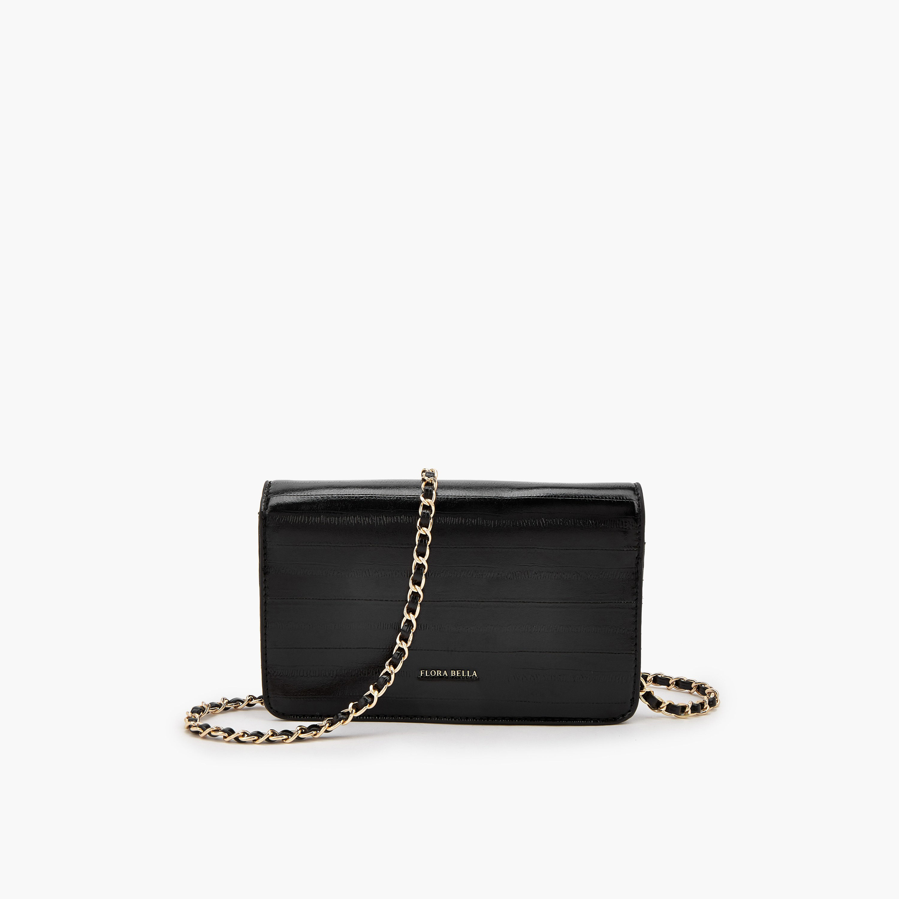 شنطة كروس بودي بارزة الملمس بحزام سلسلة من فلورا بيلا-women-bagsandwallets-handbags-image-5