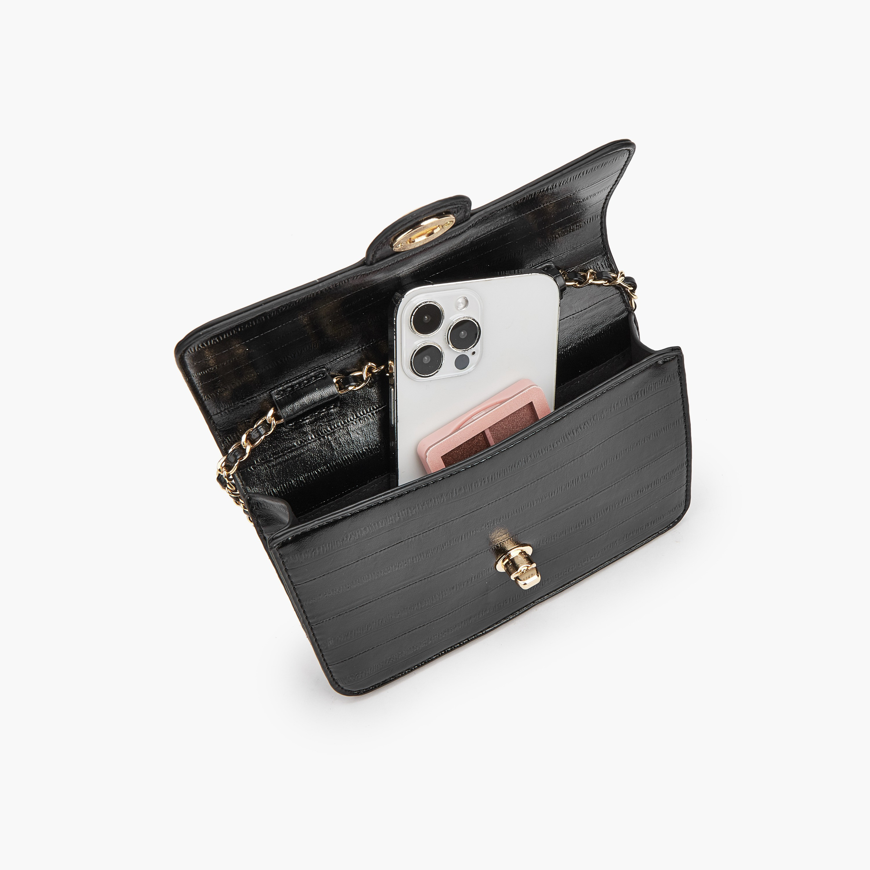 شنطة كروس بودي بارزة الملمس بحزام سلسلة من فلورا بيلا-women-bagsandwallets-handbags-image-7