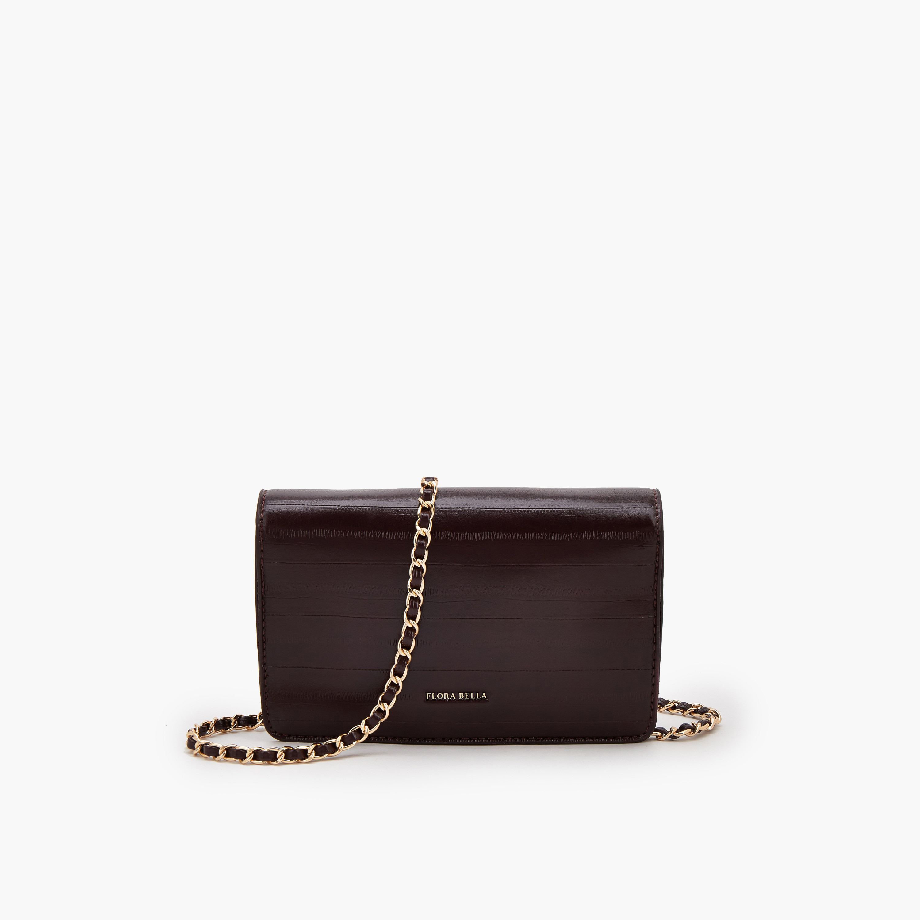 شنطة كروس بودي بارزة الملمس بحزام سلسلة من فلورا بيلا-women-bagsandwallets-handbags-image-5