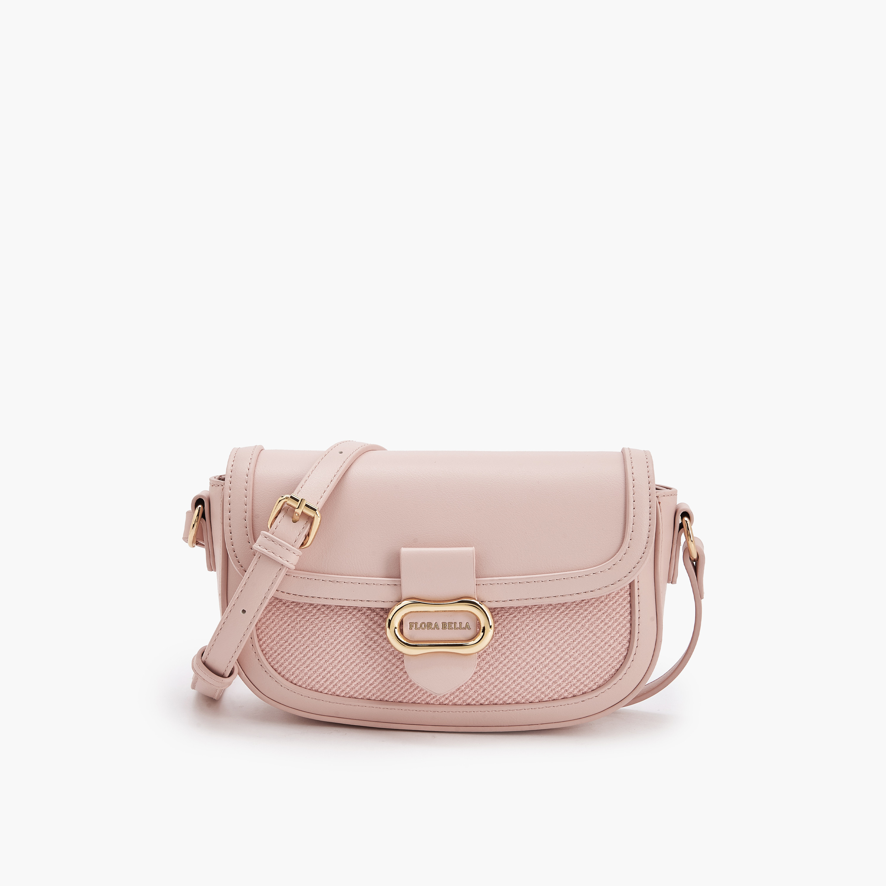 Flora Bella Textured Crossbody Bag with Adjustable Strap-women-bagsandwallets-handbags-image-1