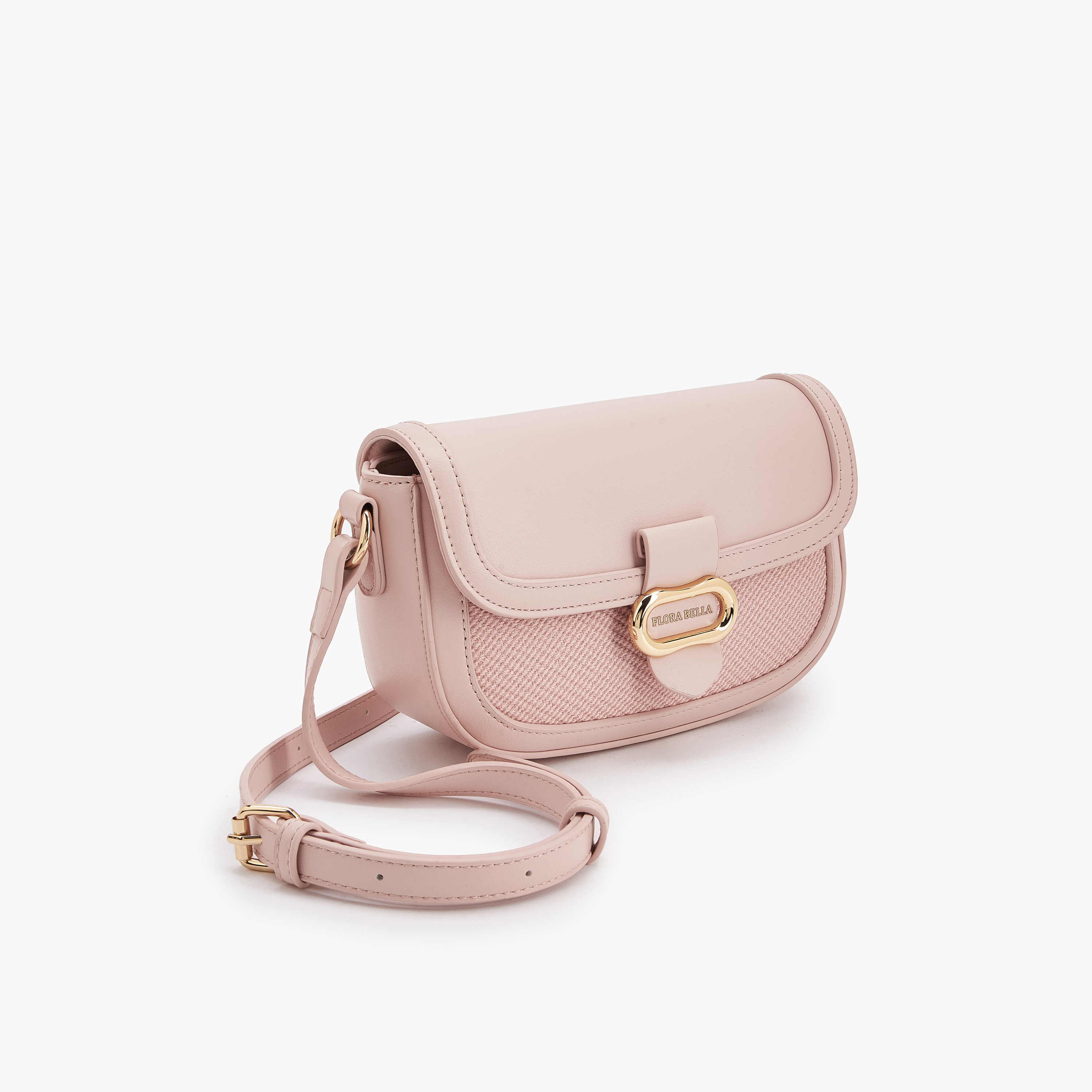 Flora Bella Textured Crossbody Bag with Adjustable Strap-women-bagsandwallets-handbags-image-3