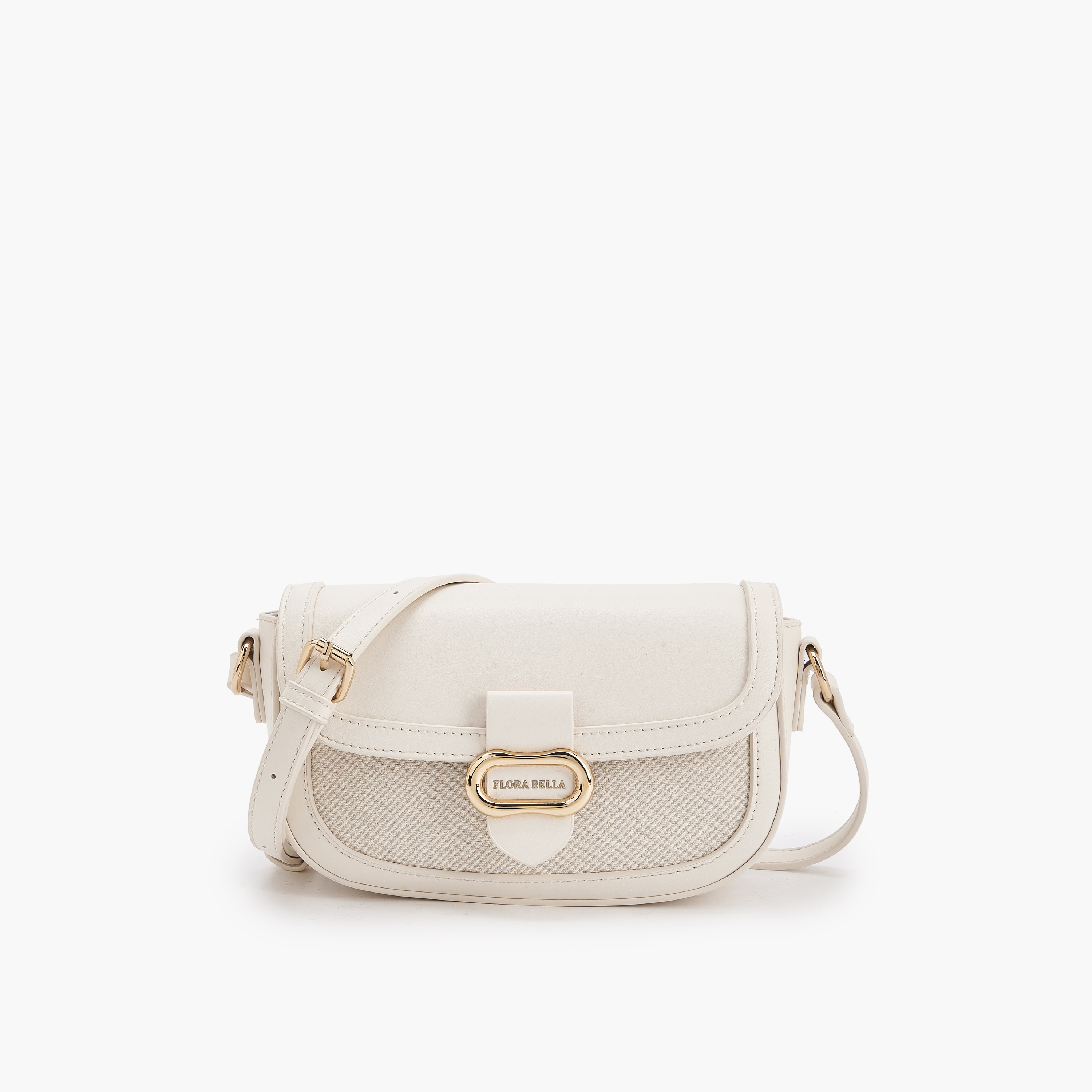 شنطة كروس بودي بارزة الملمس بحزام قابل للتعديل من فلورا بيلا-women-bagsandwallets-handbags-image-1
