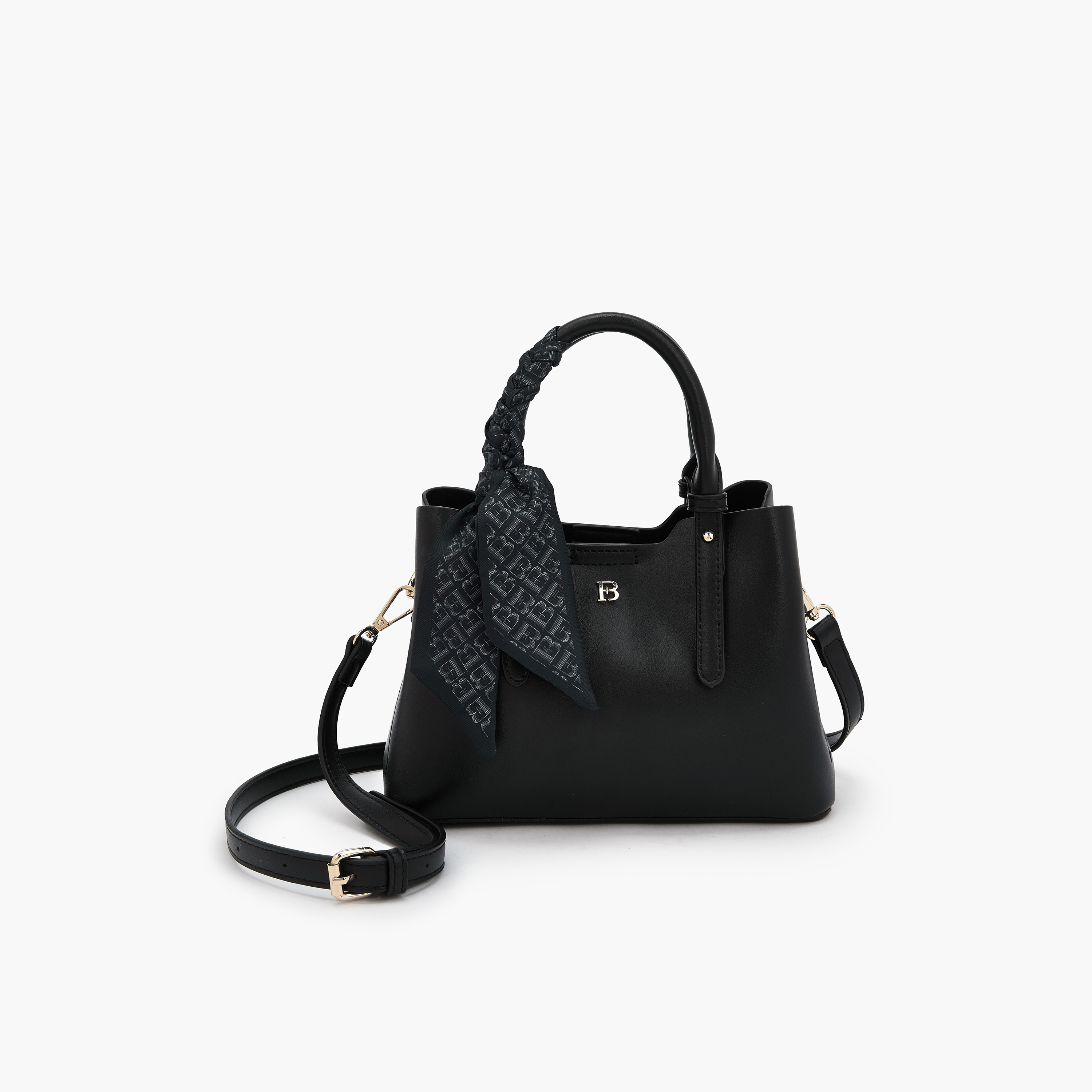Flora Bella Double Handle Crossbody Bag with Scarf Accent-women-bagsandwallets-handbags-image-1