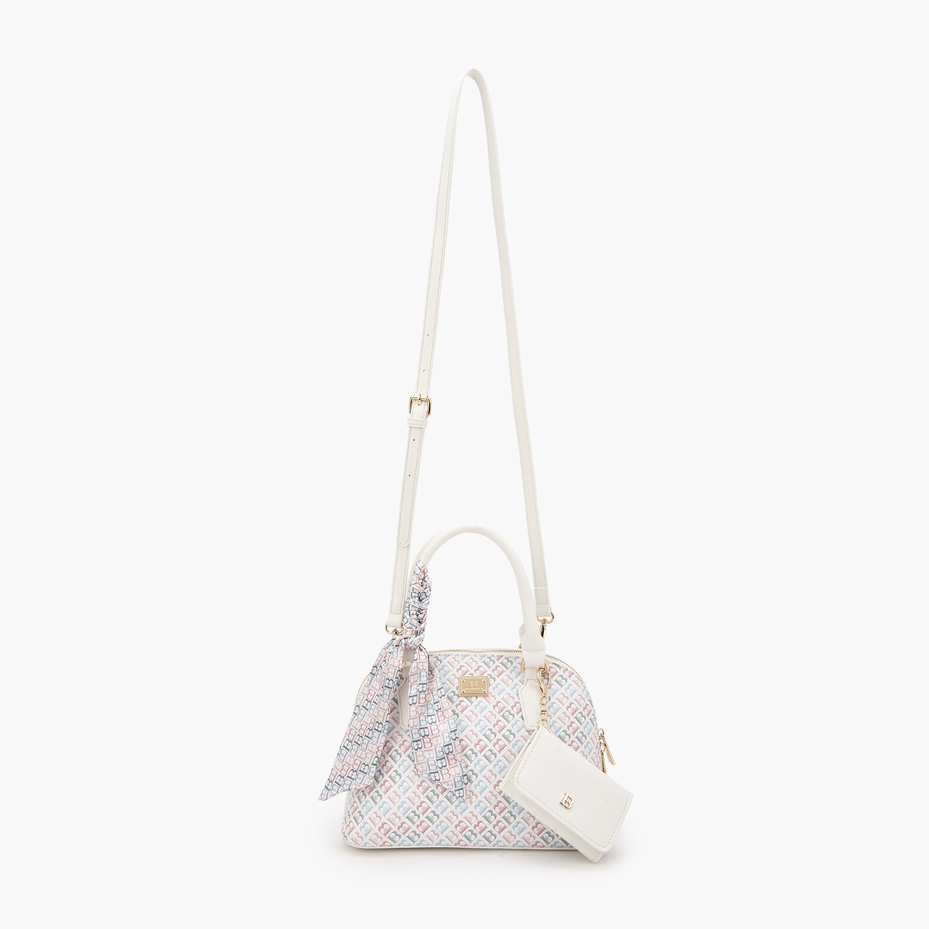 Flora Bella Monogram Print Crossbody Bag with Scarf Accent-women-bagsandwallets-handbags-image-2