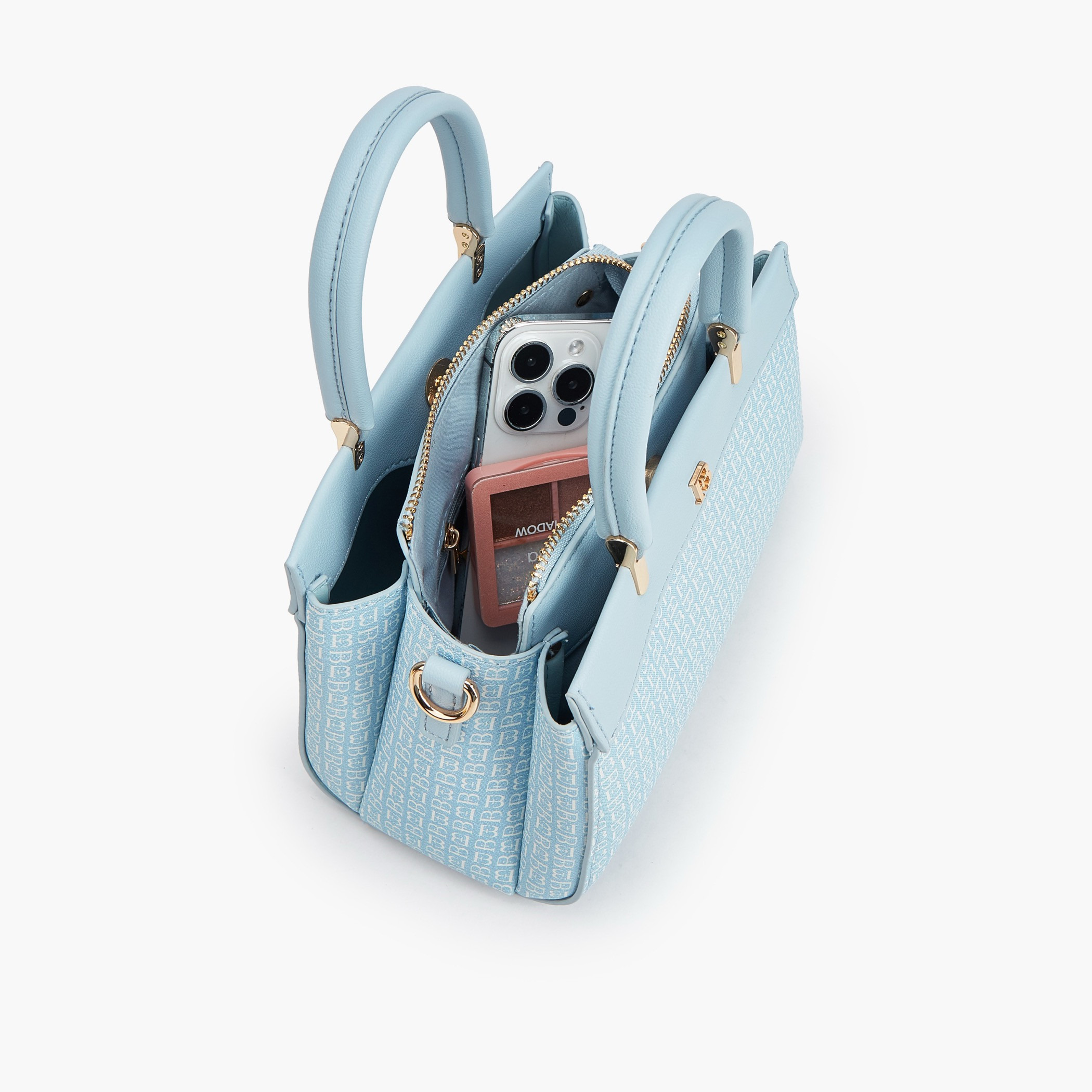 شنطة توتي بطبعات مونوجرام وحزام قابل للفصل من فلورا بيلا-women-bagsandwallets-handbags-image-7