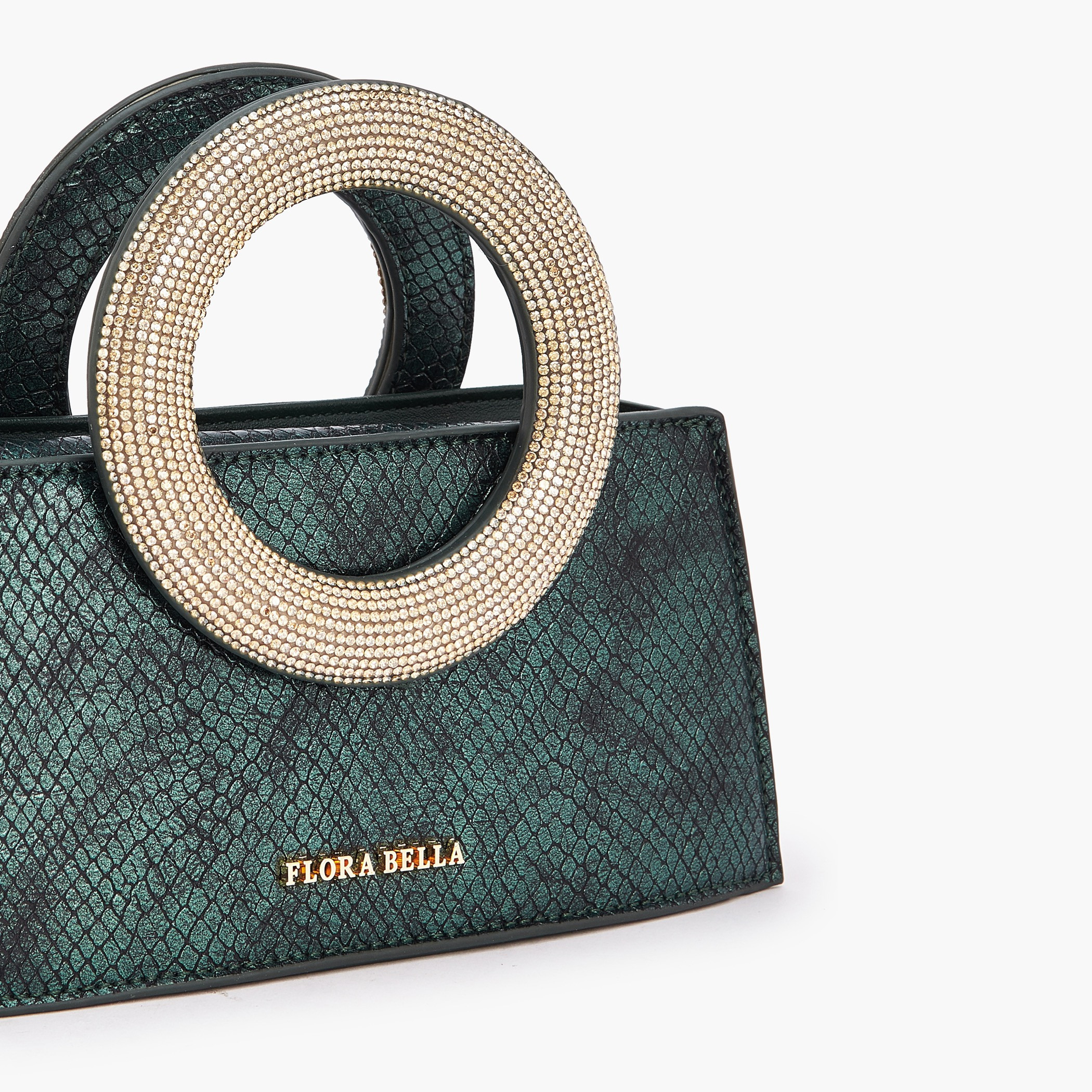 شنطة كروس بودي بمقبض مزيّن بالأحجار وحزام سلسلة من فلورا بيلا-women-bagsandwallets-handbags-image-4