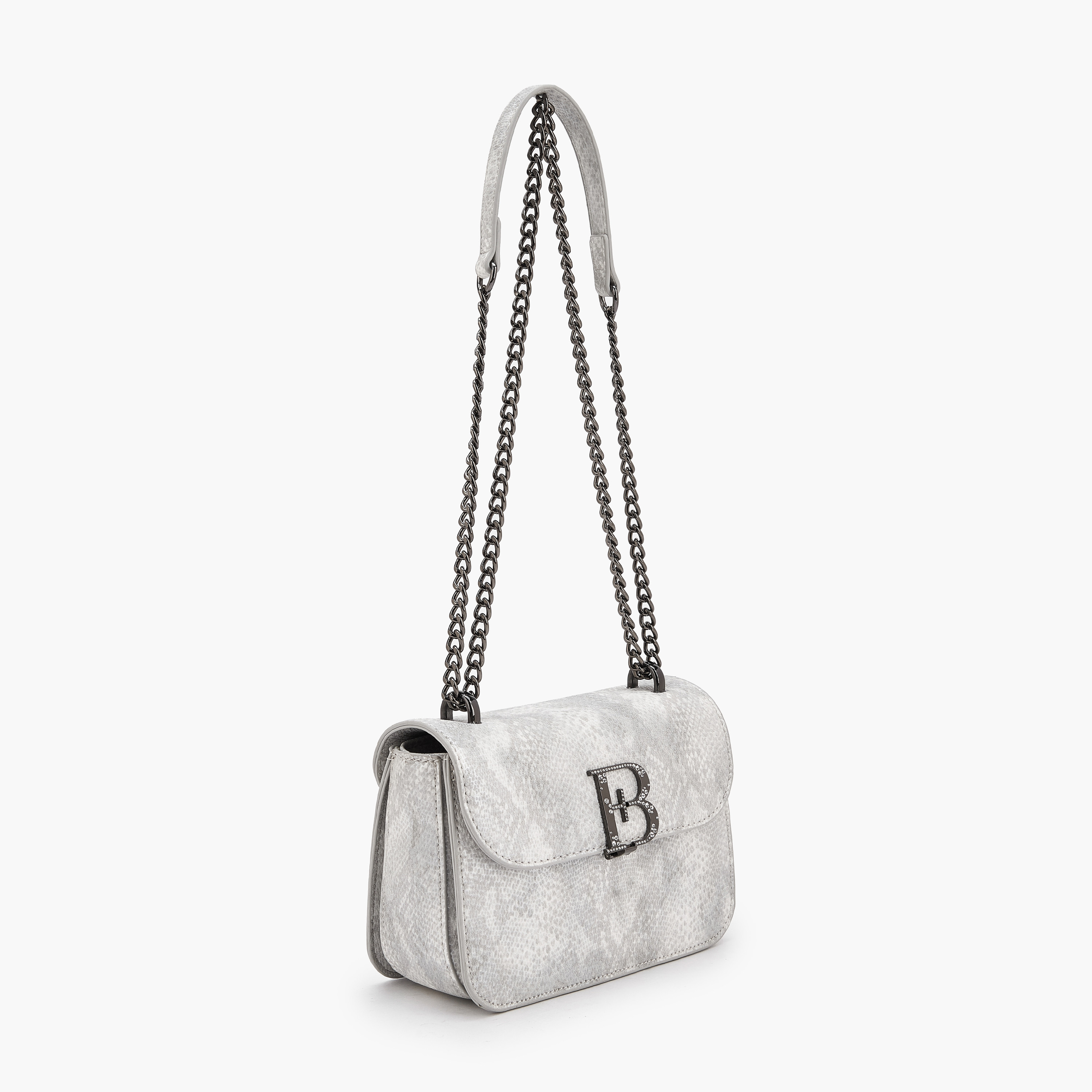 Flora Bella Textured Crossbody Bag with Chain Strap-women-bagsandwallets-handbags-image-3