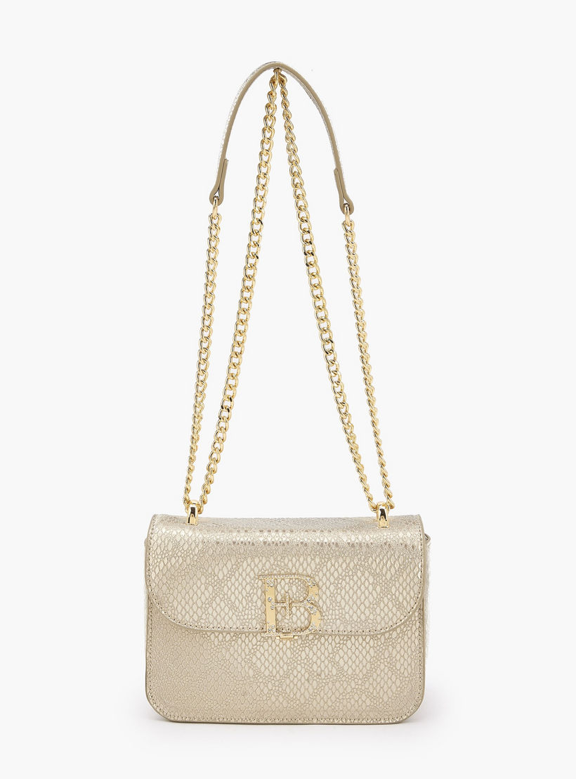 شنطة كروس بودي بارزة الملمس بحزام سلسلة من فلورا بيلا-women-bagsandwallets-handbags-image-1
