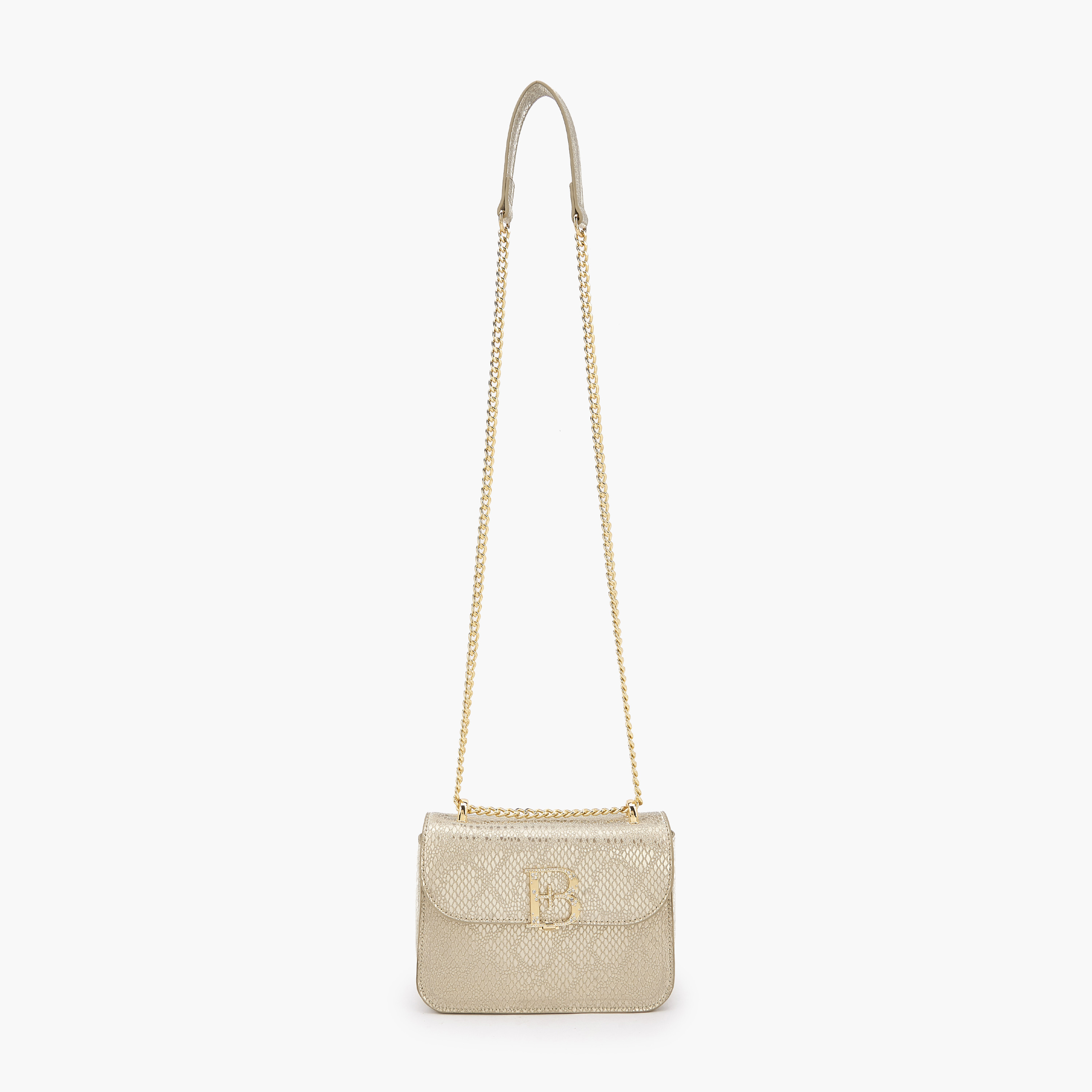 شنطة كروس بودي بارزة الملمس بحزام سلسلة من فلورا بيلا-women-bagsandwallets-handbags-image-2