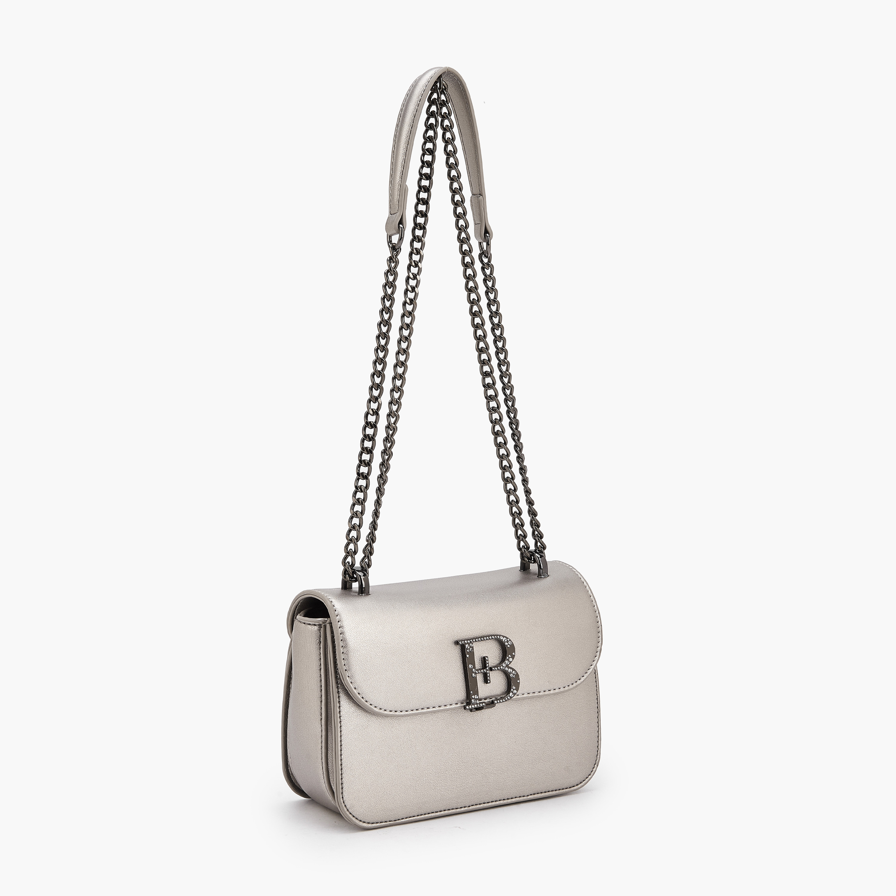 Flora Bella Textured Crossbody Bag with Chain Strap-women-bagsandwallets-handbags-image-4