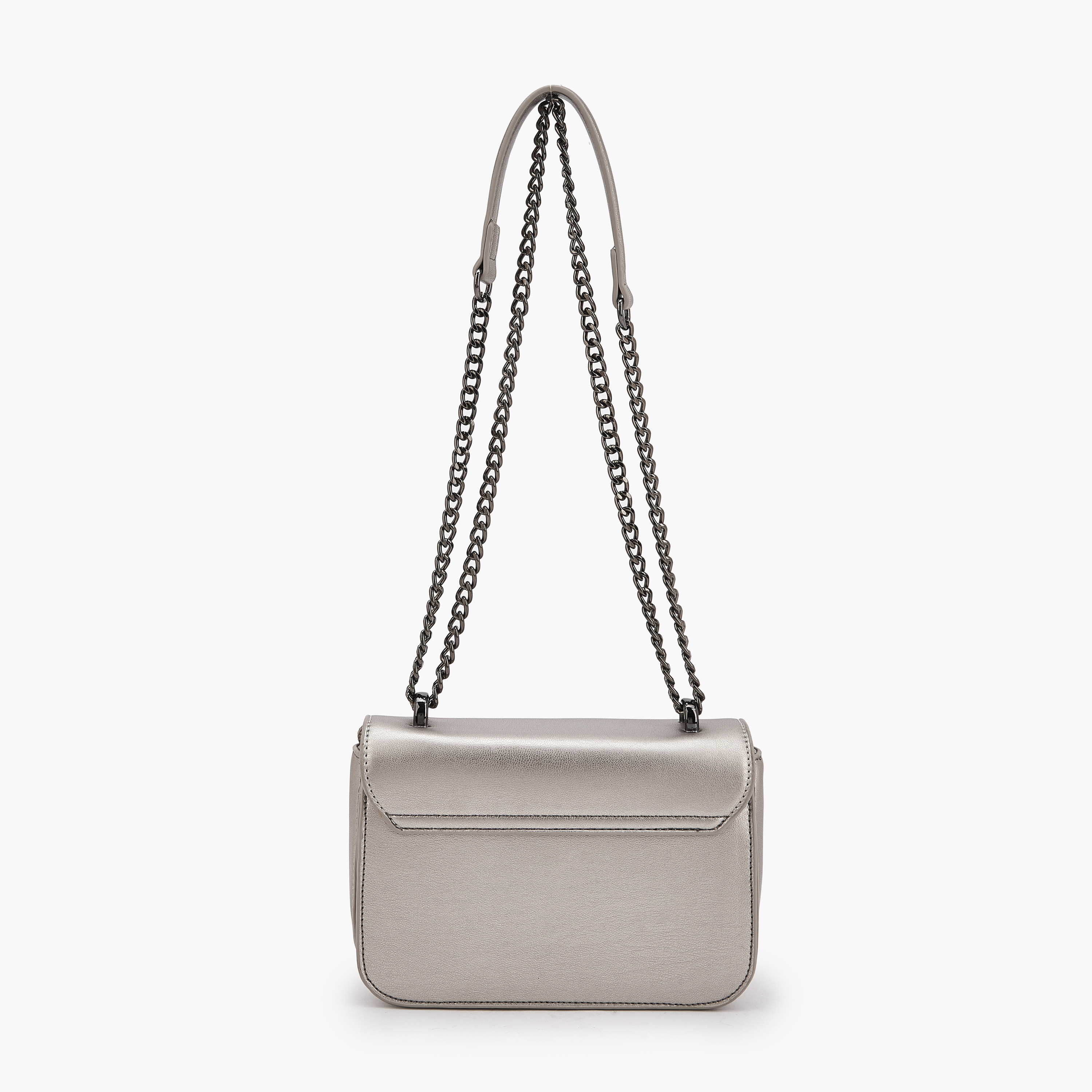 Flora Bella Textured Crossbody Bag with Chain Strap-women-bagsandwallets-handbags-image-5
