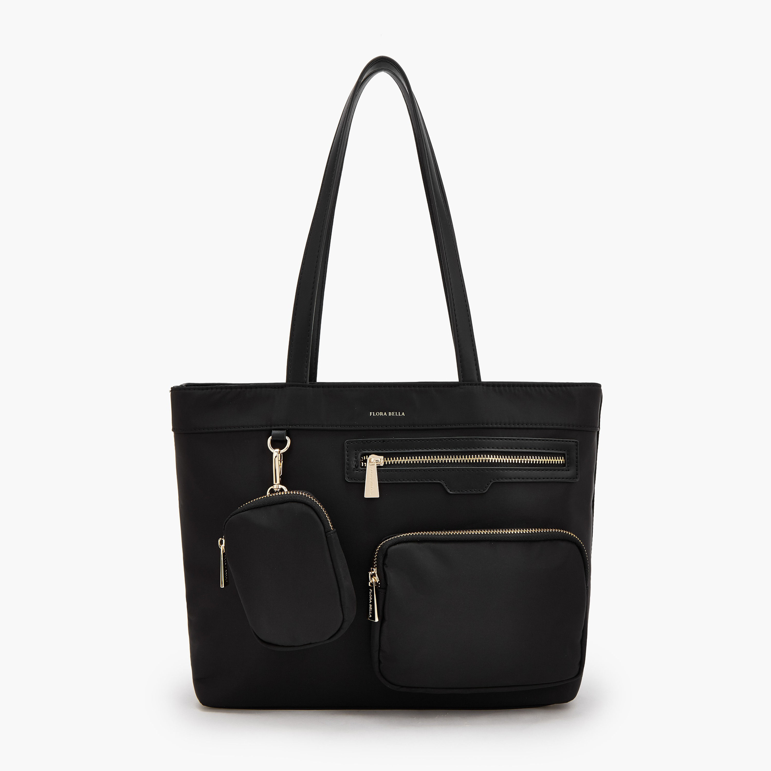 Flora Bella Solid Tote Bag with Double Handle-women-bagsandwallets-handbags-image-1