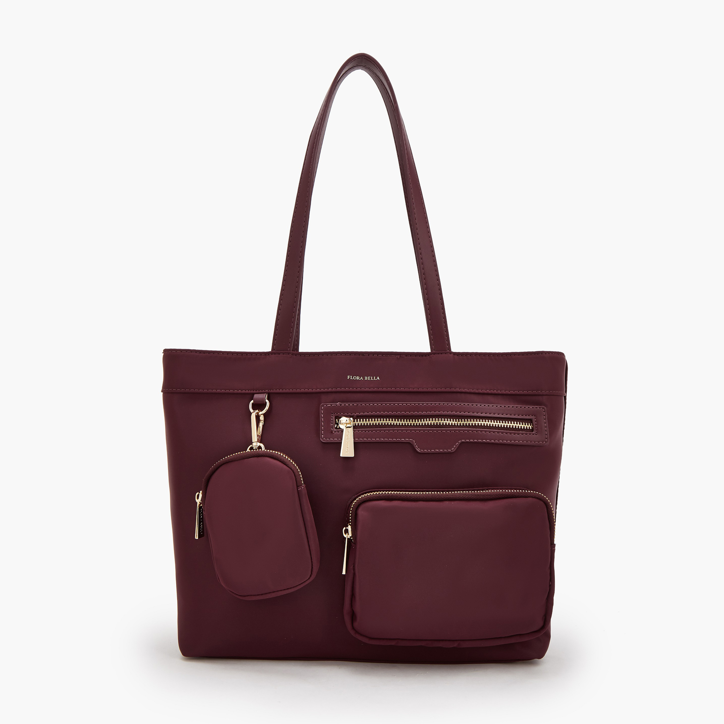 شنطة توتي سادة بمقابض مزدوجة من فلورا بيلا-women-bagsandwallets-handbags-image-1