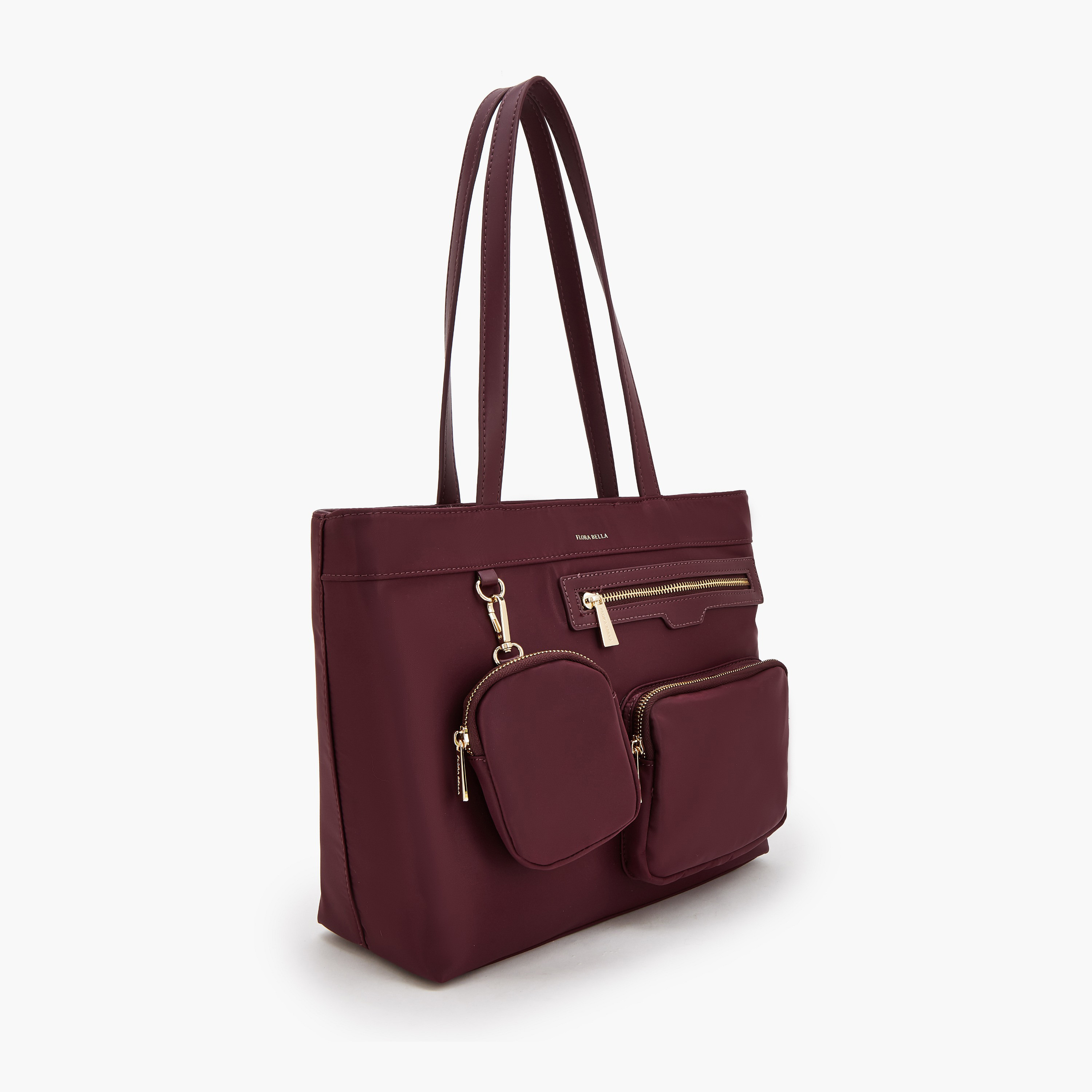 شنطة توتي سادة بمقابض مزدوجة من فلورا بيلا-women-bagsandwallets-handbags-image-3
