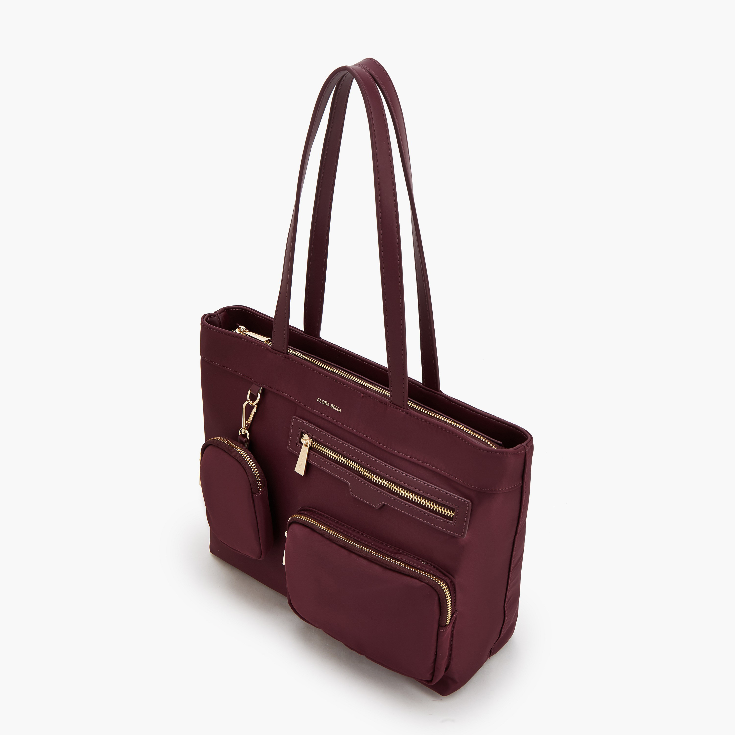 شنطة توتي سادة بمقابض مزدوجة من فلورا بيلا-women-bagsandwallets-handbags-image-5