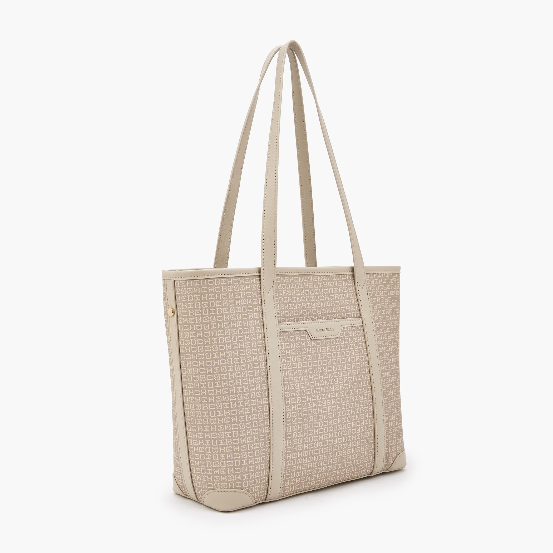 Flora Bella Monogram Print Tote Bag with Double Handles-women-bagsandwallets-handbags-image-2