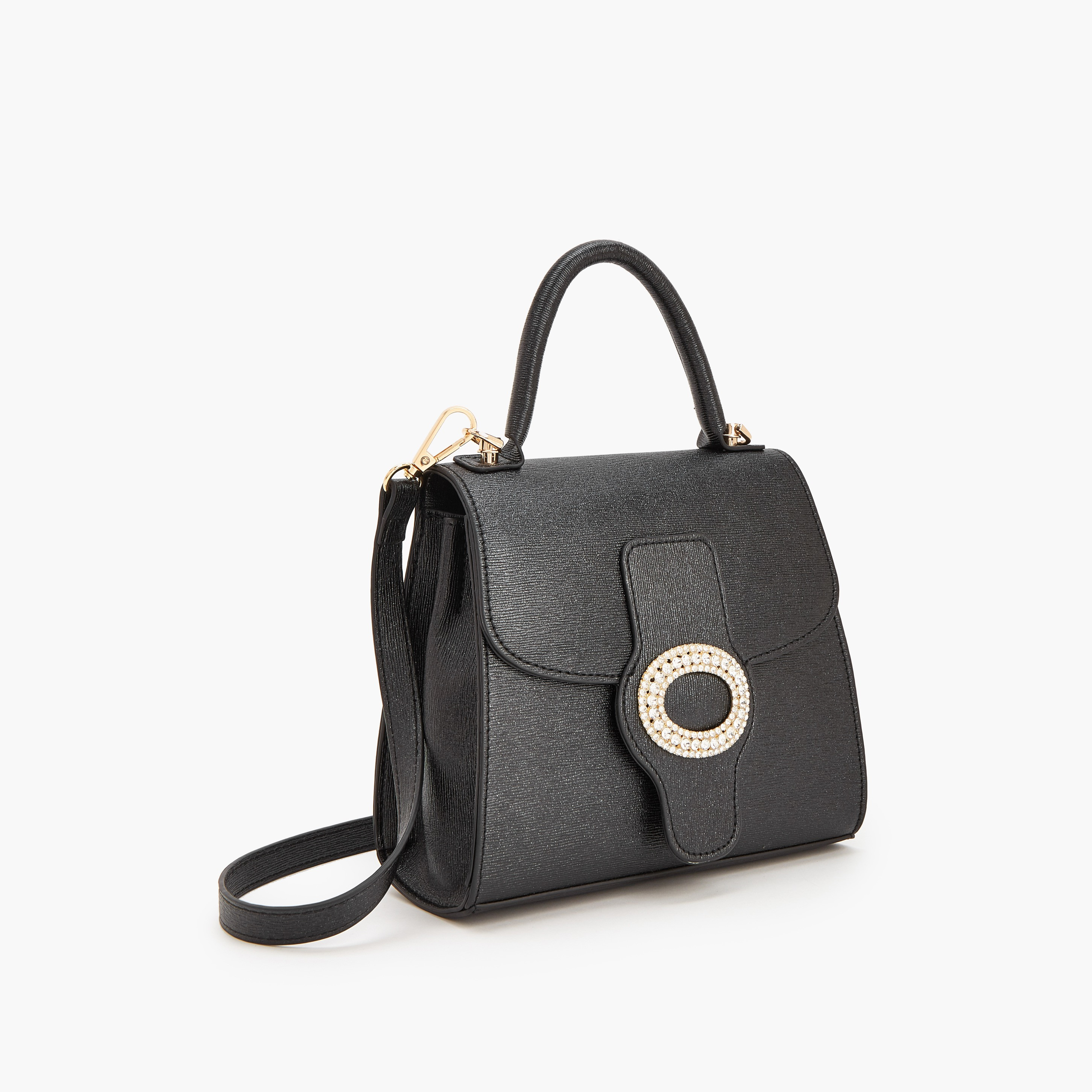 شنطة ساتشل مزينة مع حزام قابل للإزالة من فلورا بيلا-women-bagsandwallets-handbags-image-3