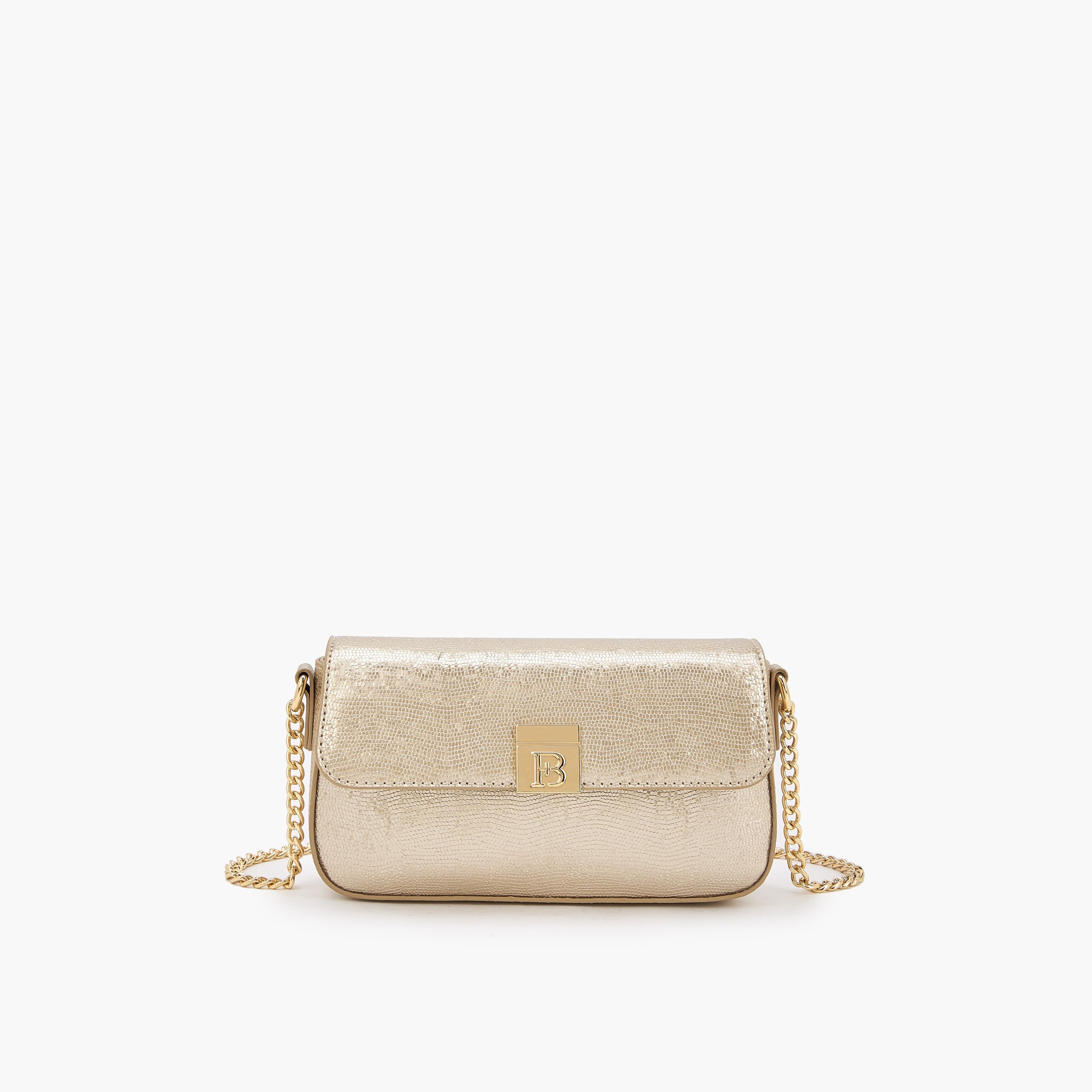Flora Bella Textured Crossbody Bag with Chain Strap-women-bagsandwallets-handbags-image-1
