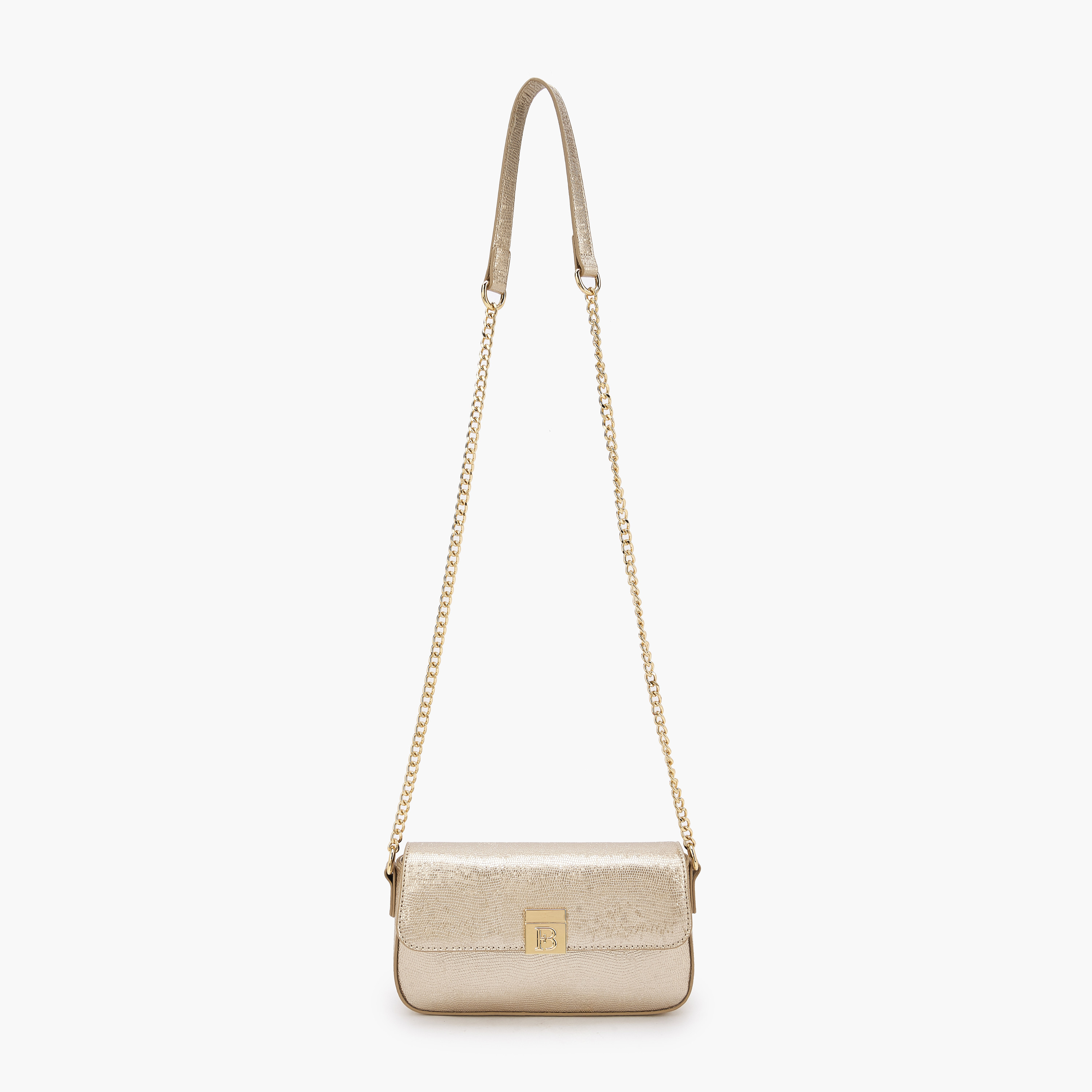 Flora Bella Textured Crossbody Bag with Chain Strap-women-bagsandwallets-handbags-image-2