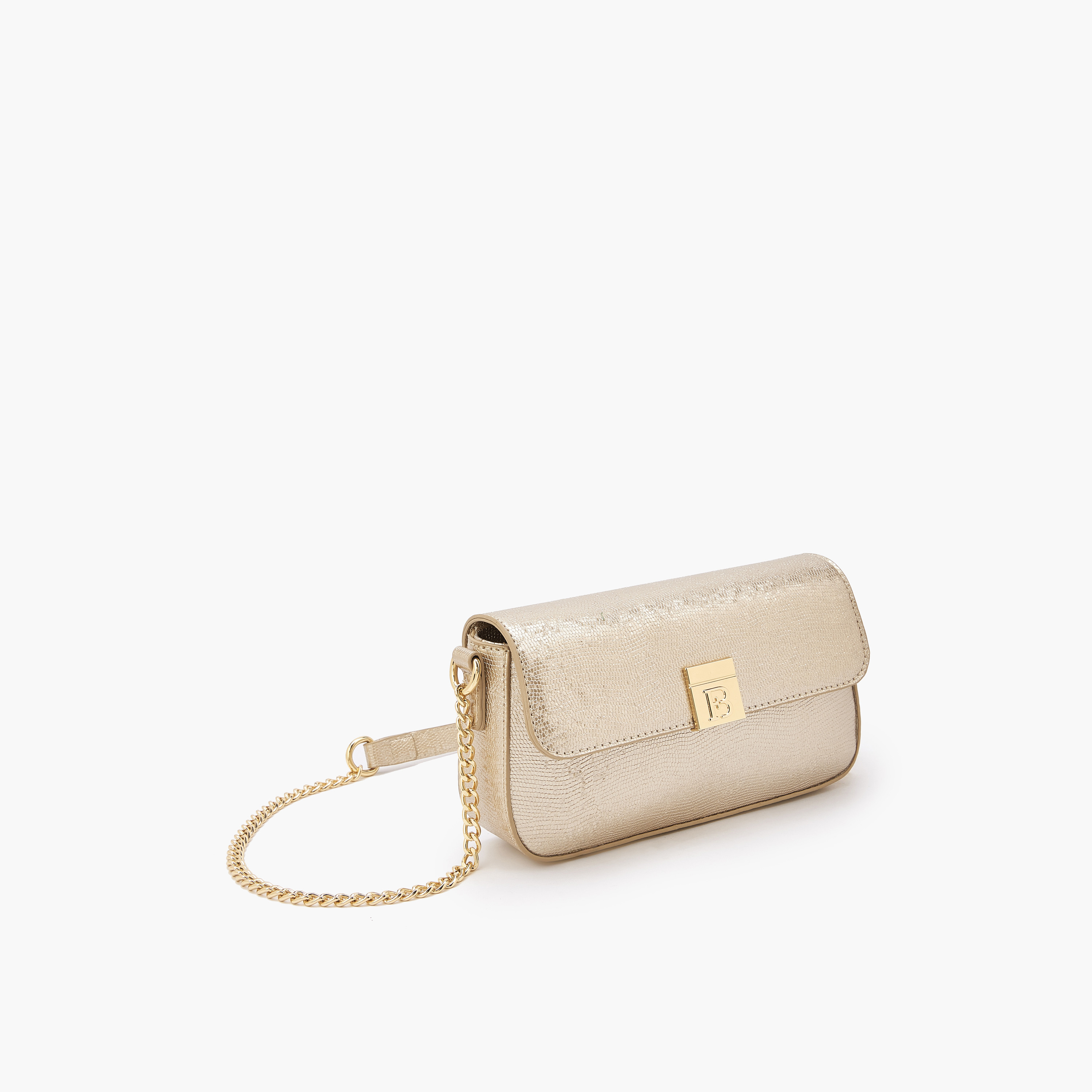Flora Bella Textured Crossbody Bag with Chain Strap-women-bagsandwallets-handbags-image-3