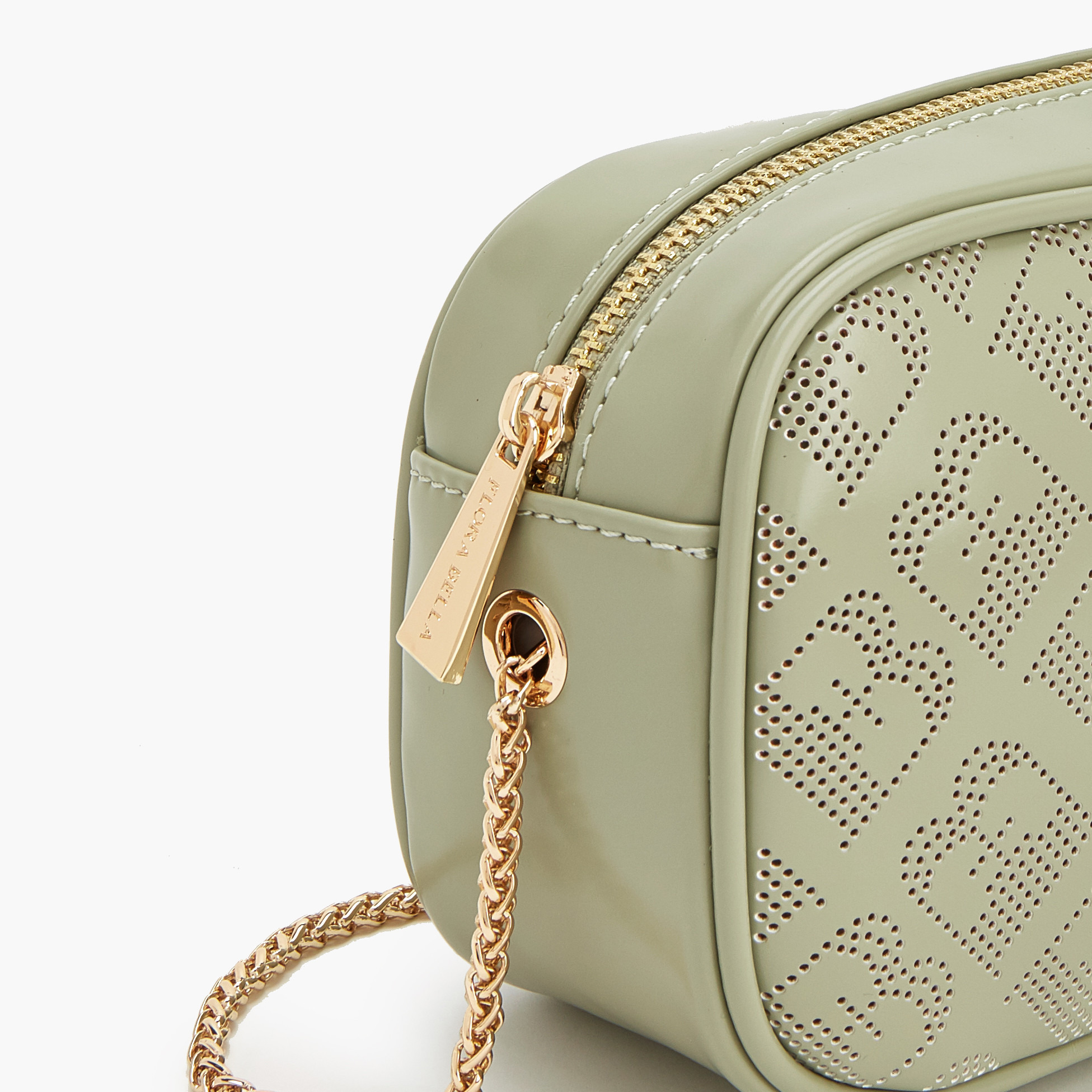 شنطة كروس بودي مونوجرام بارزة الملمس بحزام سلسلة من فلورا بيلا-women-bagsandwallets-handbags-image-4