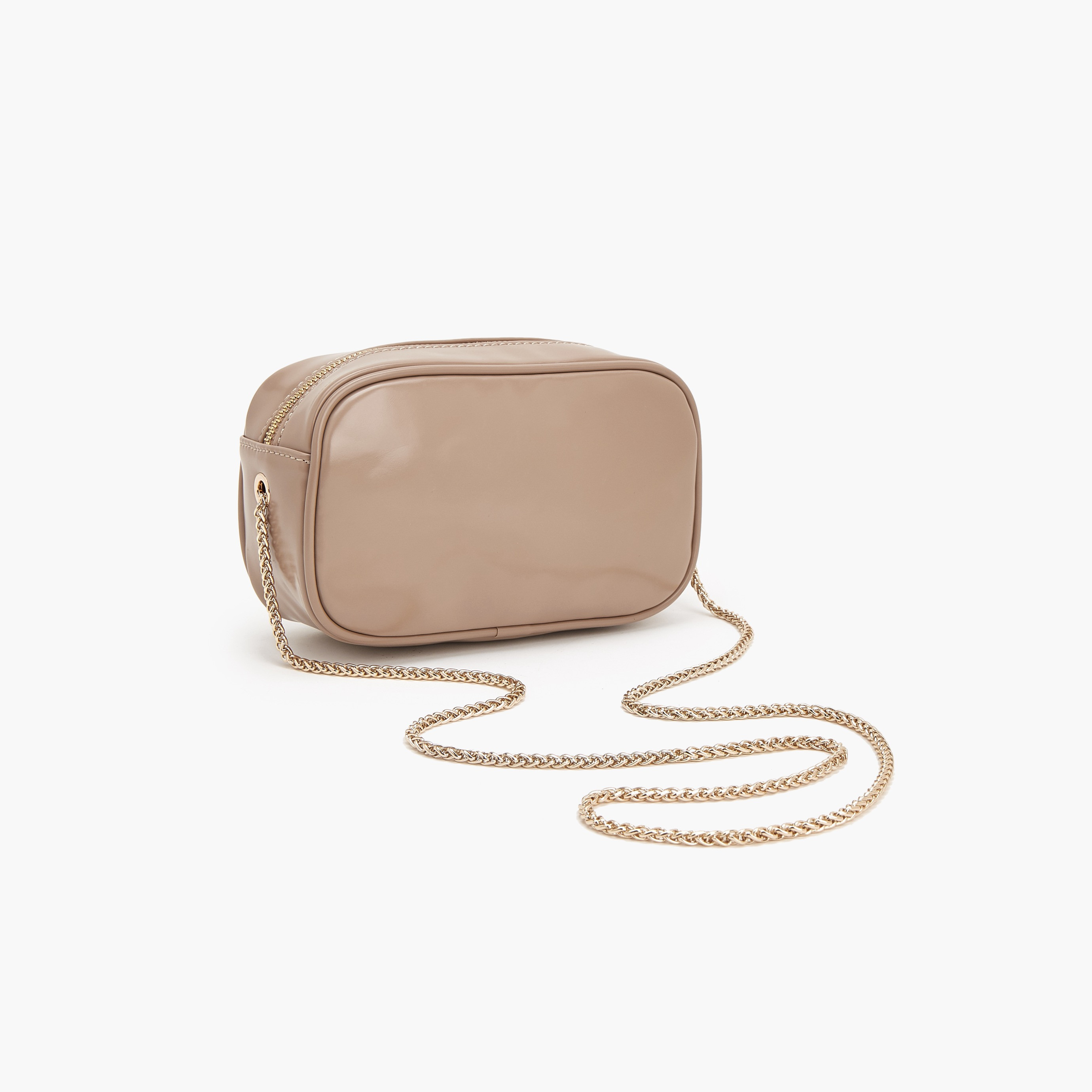شنطة كروس بودي مونوجرام بارزة الملمس بحزام سلسلة من فلورا بيلا-women-bagsandwallets-handbags-image-5