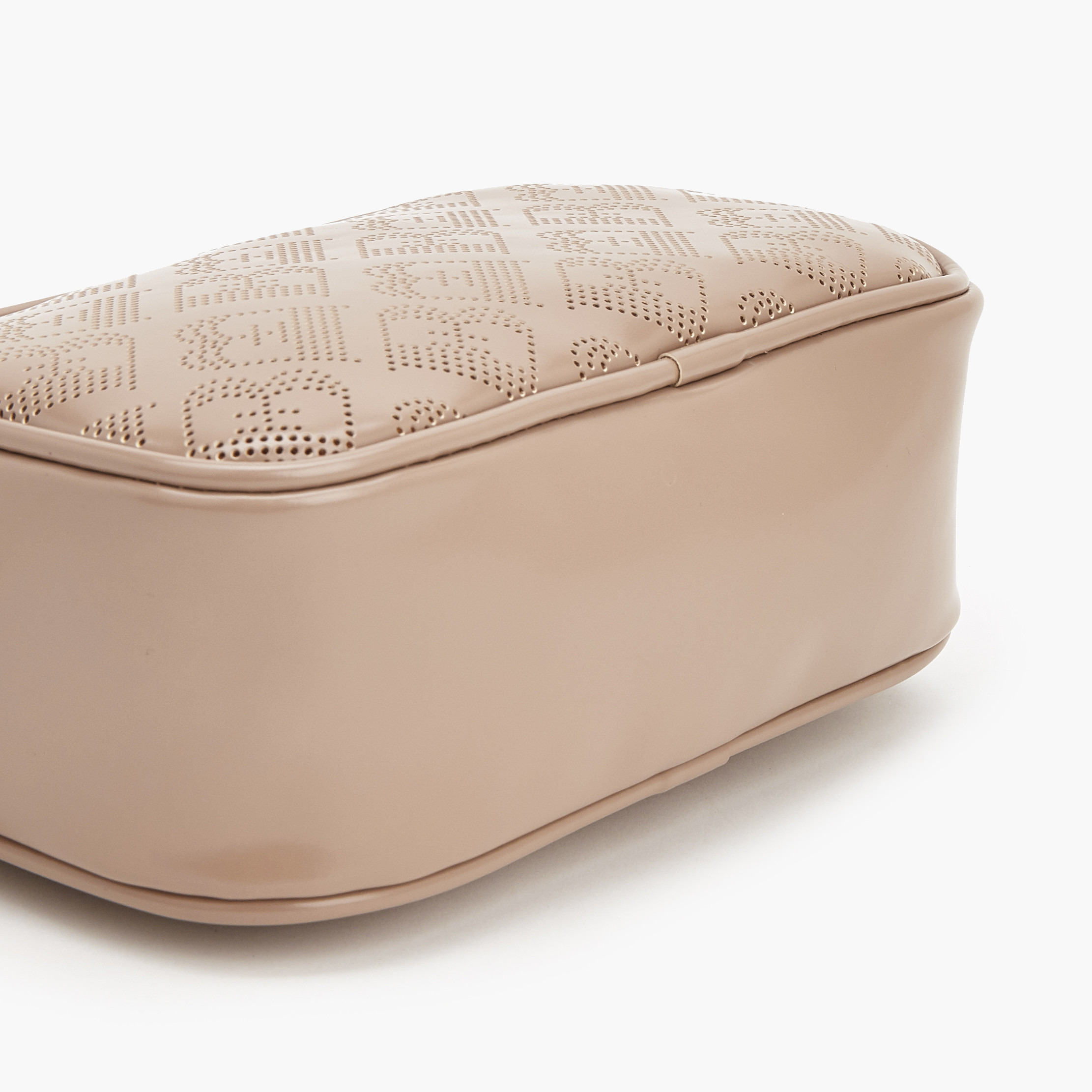 شنطة كروس بودي مونوجرام بارزة الملمس بحزام سلسلة من فلورا بيلا-women-bagsandwallets-handbags-image-6