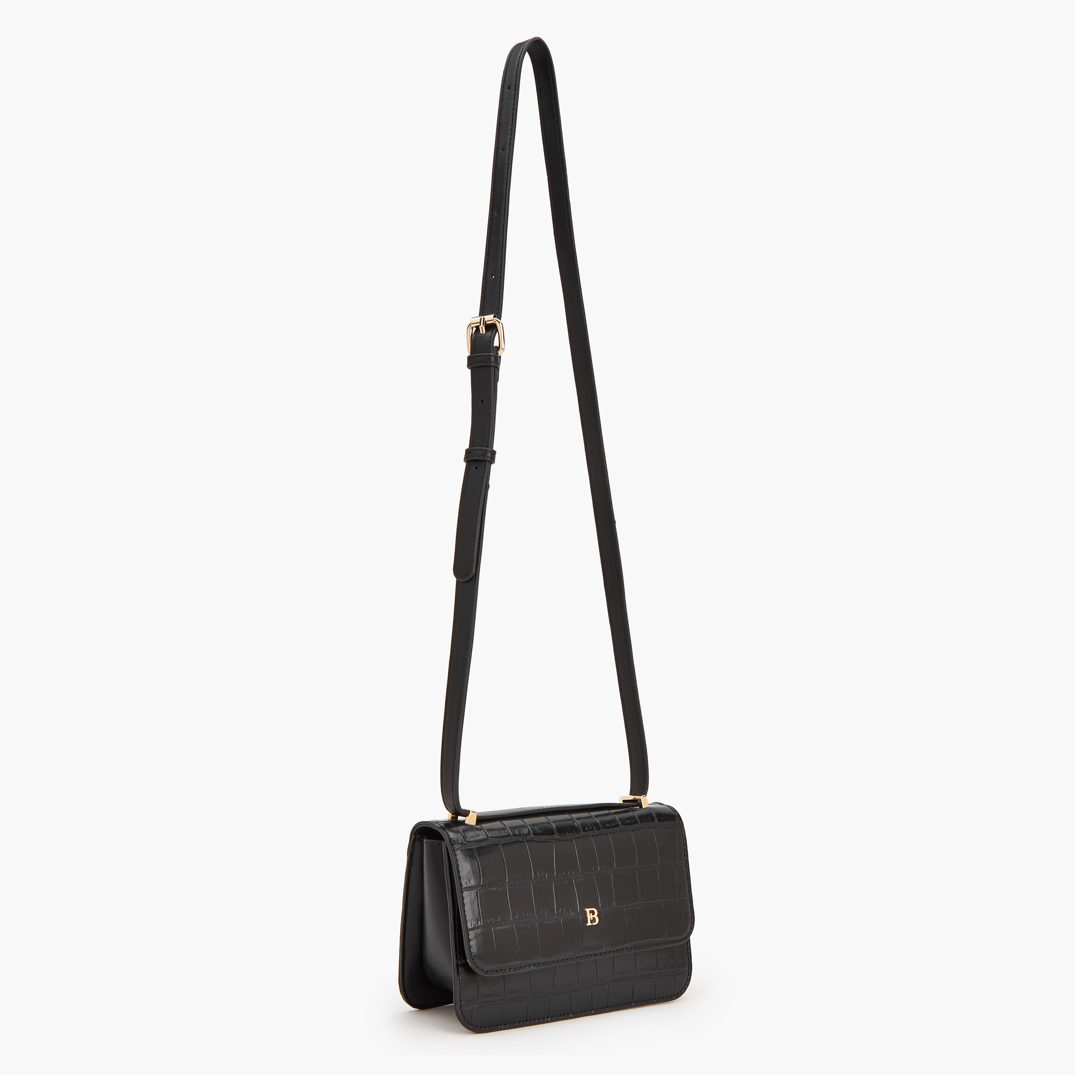 شنطة كروس بودي بارزة الملمس بحزام قابل للتعديل من فلورا بيلا-women-bagsandwallets-handbags-image-9