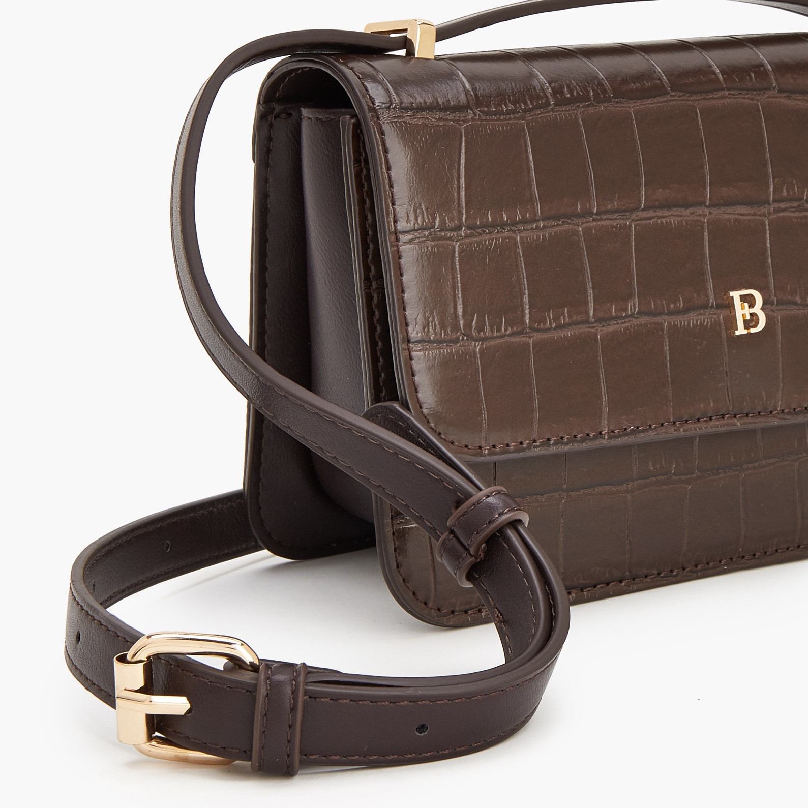 شنطة كروس بودي بارزة الملمس بحزام قابل للتعديل من فلورا بيلا-women-bagsandwallets-handbags-image-6