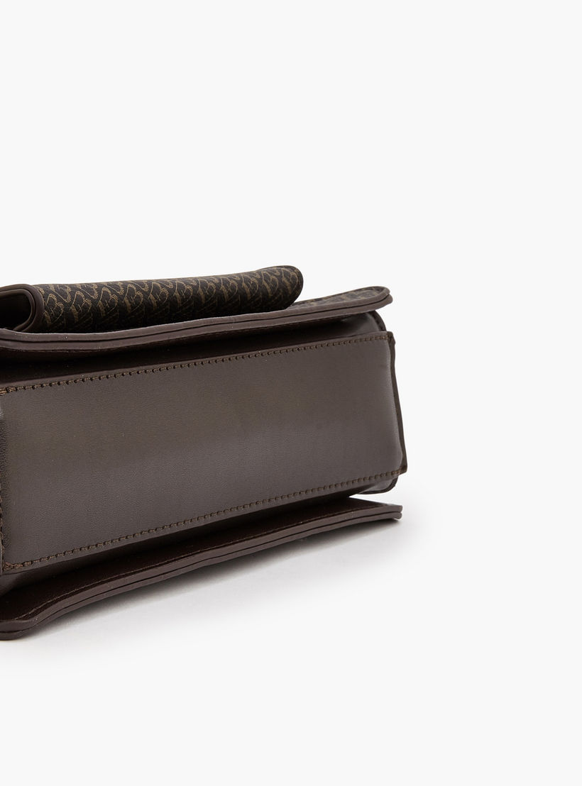 شنطة كروس بودي بطبعات مونوجرام بحزام سلسلة من فلورا بيلا-women-bagsandwallets-handbags-image-6