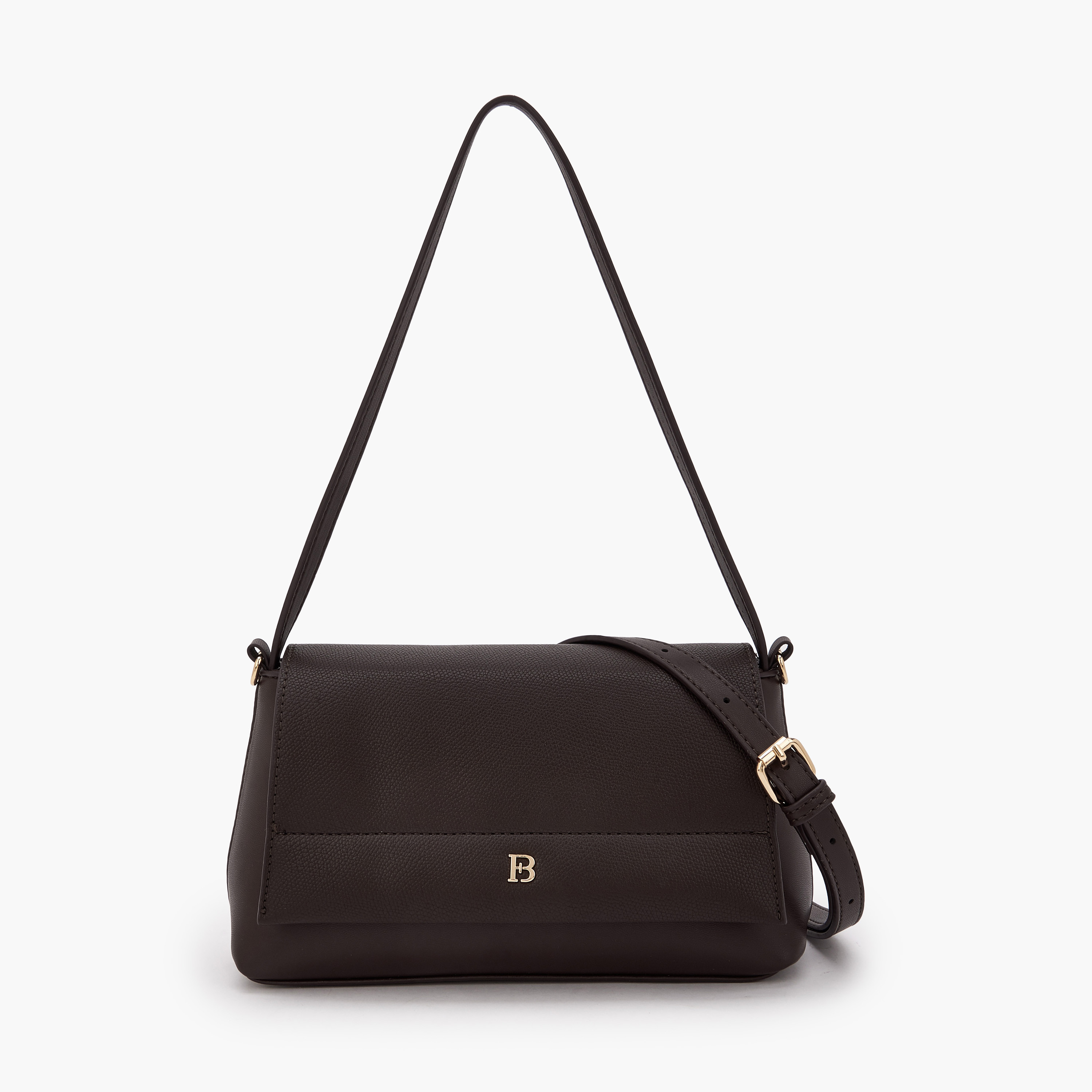 شنطة كتف بارزة الملمس مع حزام قابل للتعديل من فلورا بيلا-women-bagsandwallets-handbags-image-1