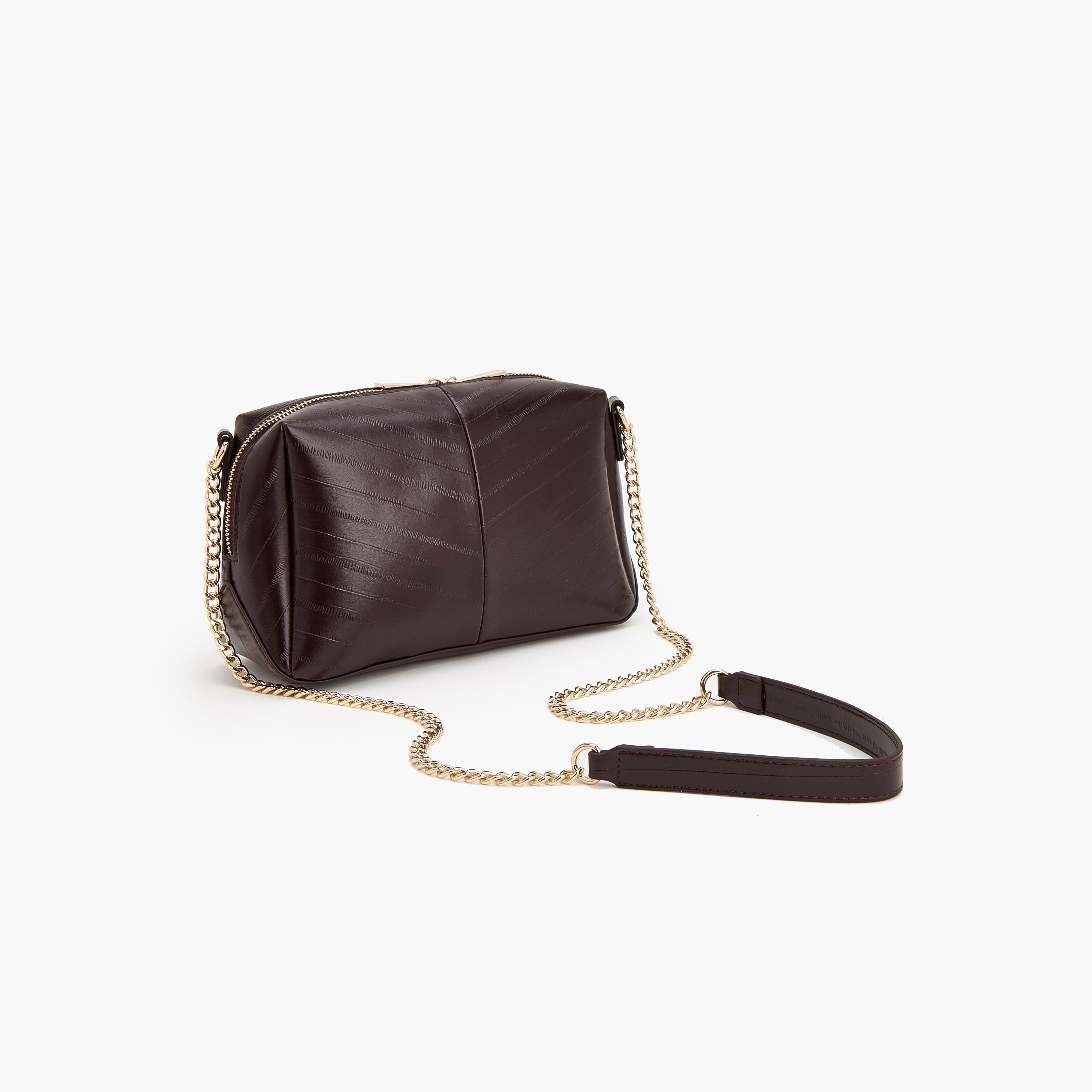 شنطة كروس بودي بملمس بارز مع حزام سلسلة من فلورا بيلا-women-bagsandwallets-handbags-image-5