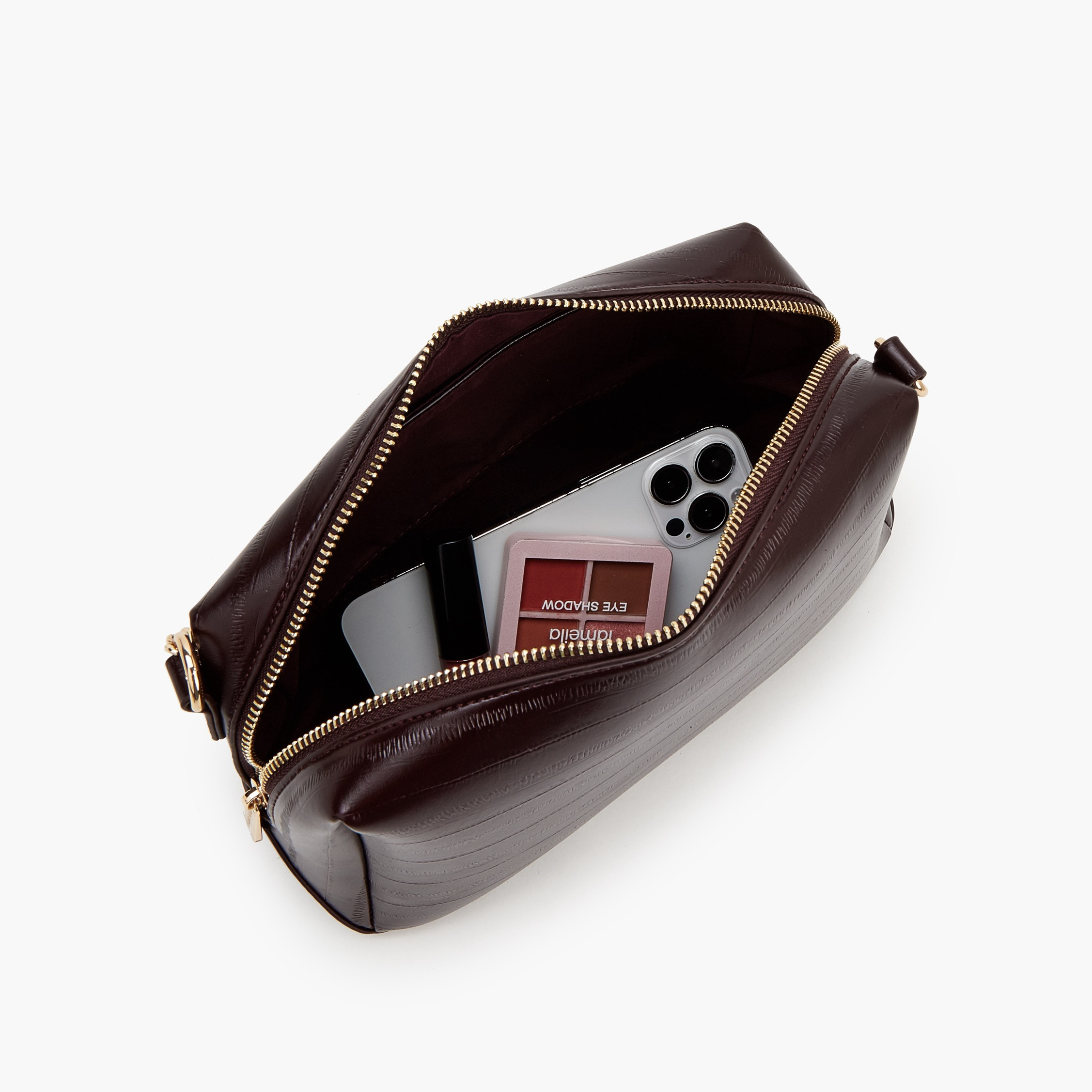 شنطة كروس بودي بملمس بارز مع حزام سلسلة من فلورا بيلا-women-bagsandwallets-handbags-image-7