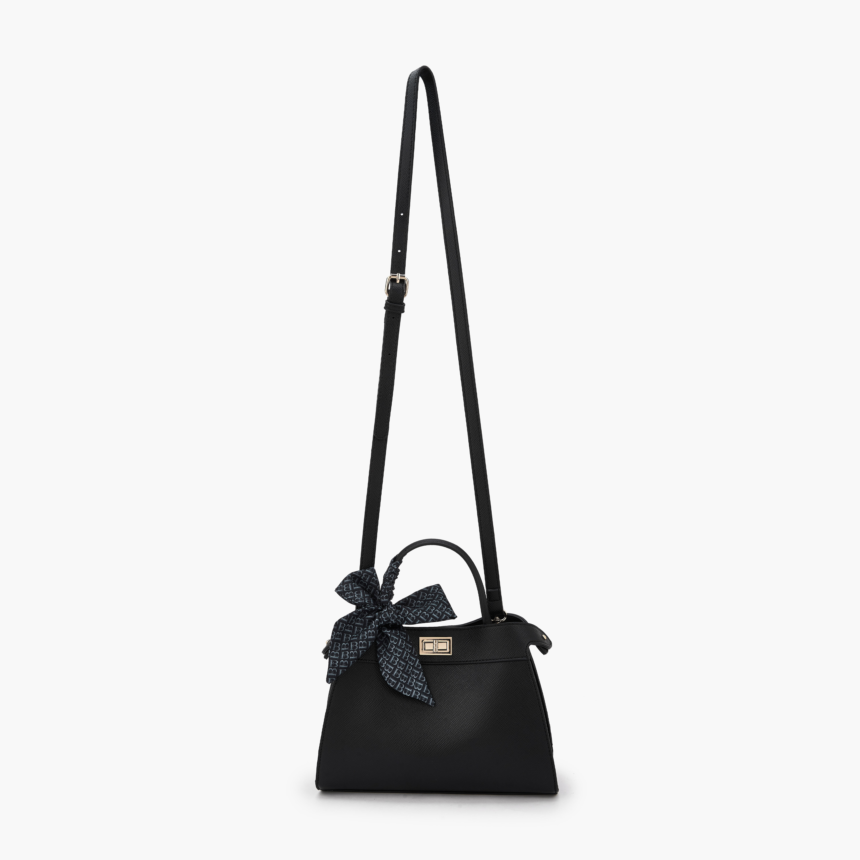 Flora Bella Scarf Accent Tote Bag with Detachable Shoulder Strap-women-bagsandwallets-handbags-image-2