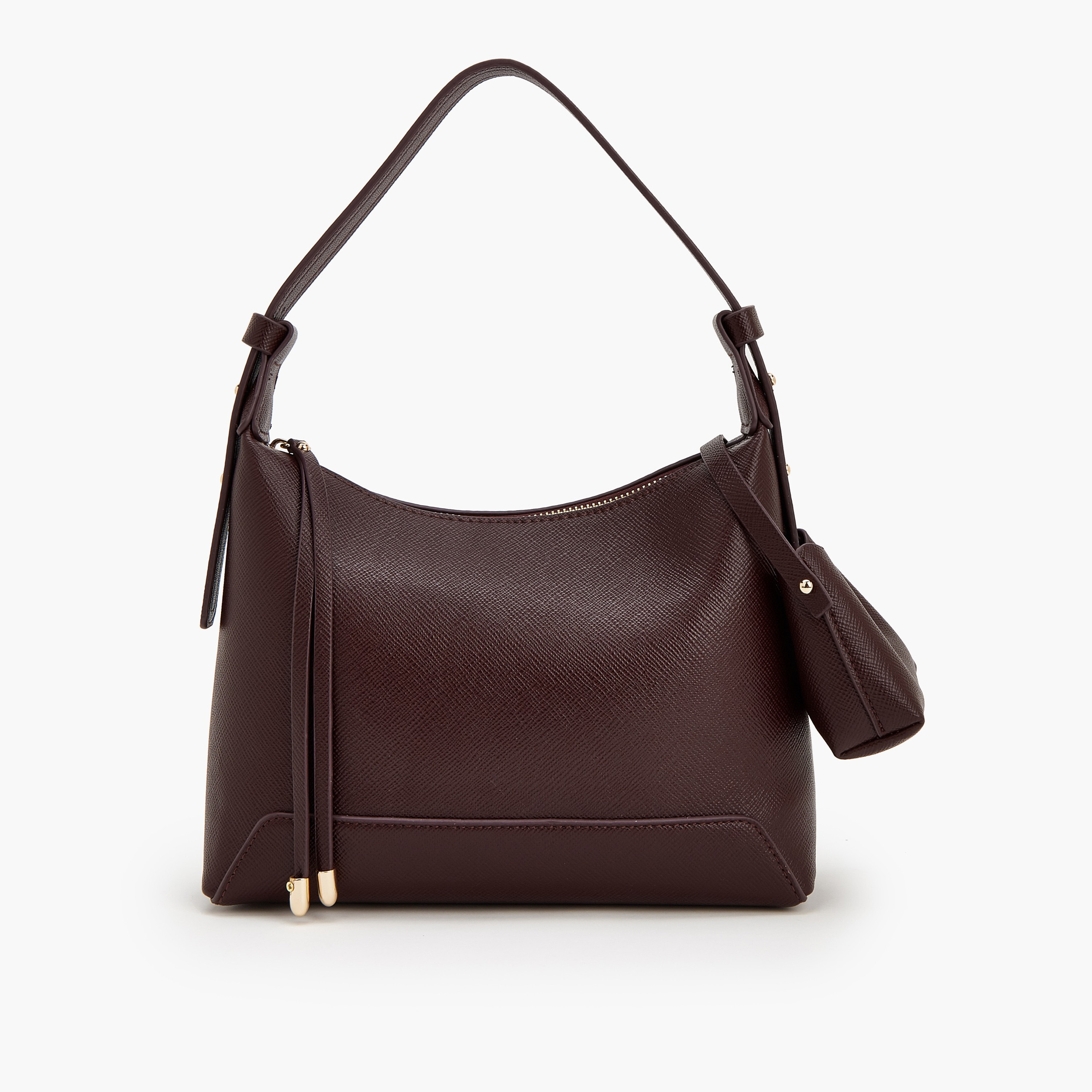 شنطة كتف بارزة الملمس مع شنطة صغيرة من فلورا بيلا-women-bagsandwallets-handbags-image-1