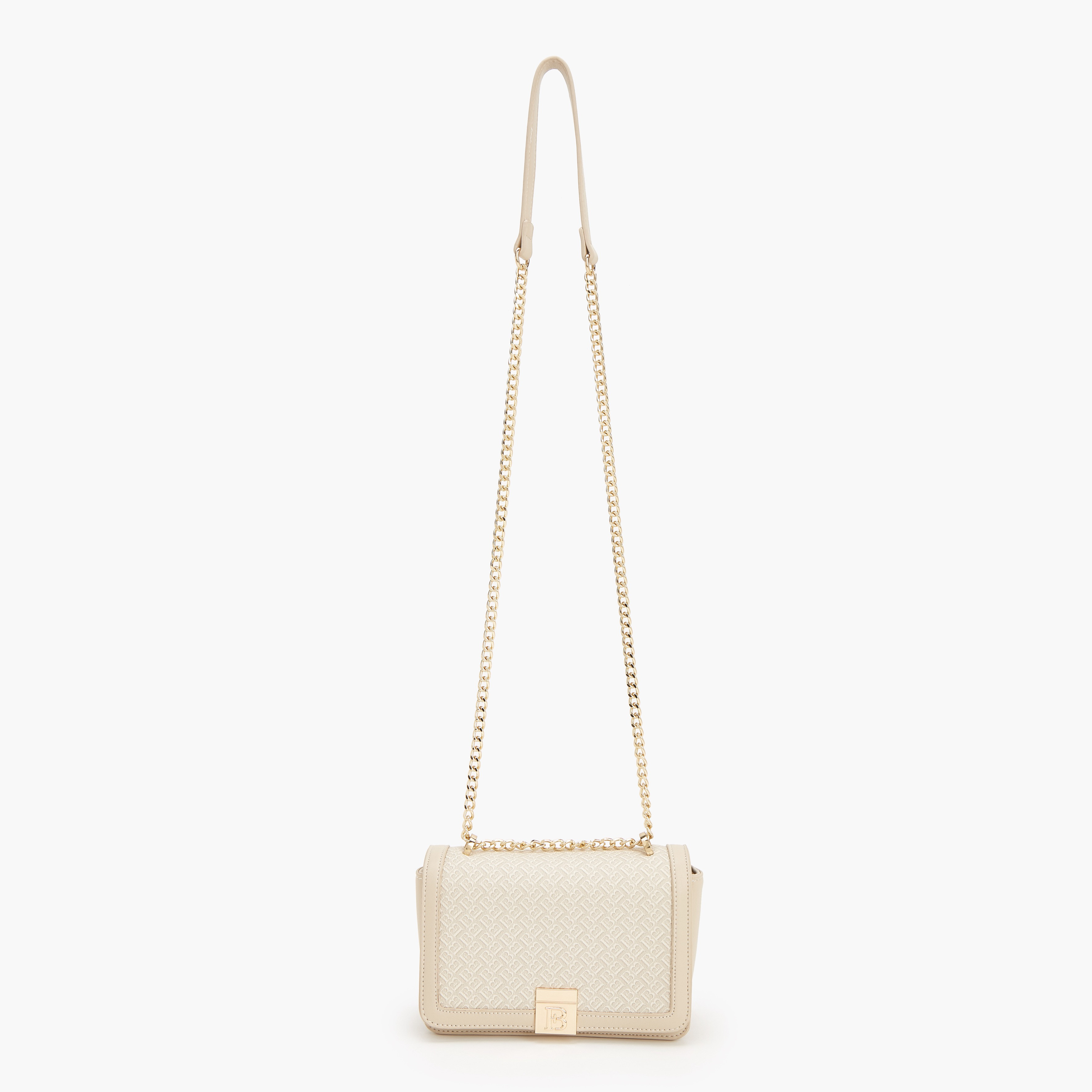 Flora Bella Monogram Print Crossbody Bag with Chain Strap-women-bagsandwallets-handbags-image-2