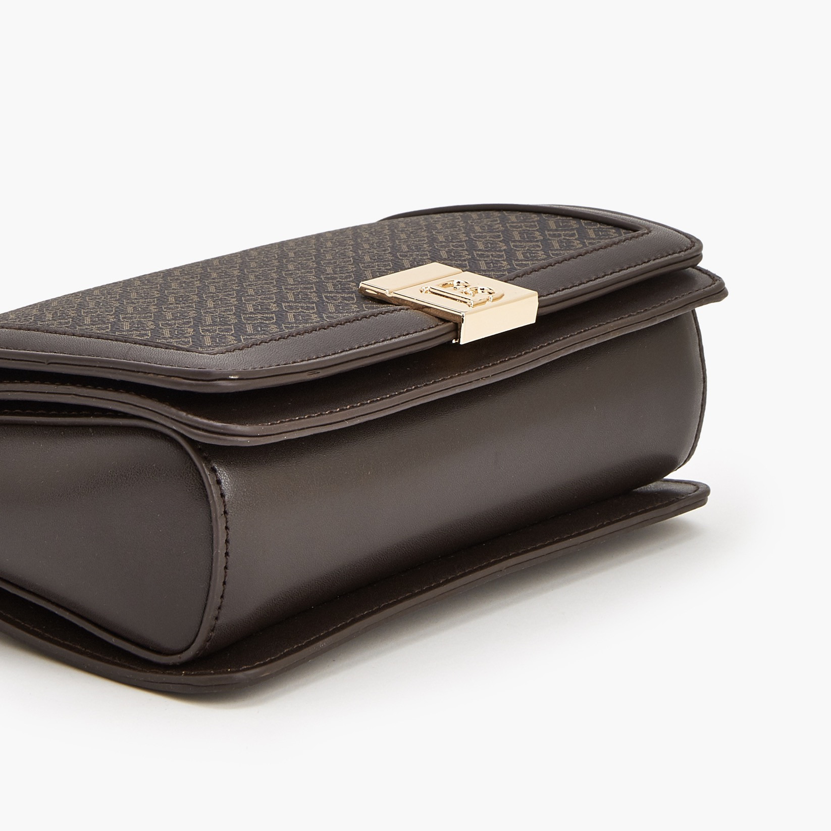 شنطة كروس بودي بطبعات مونوجرام وبحزام سلسلة من فلورا بيلا-women-bagsandwallets-handbags-image-6